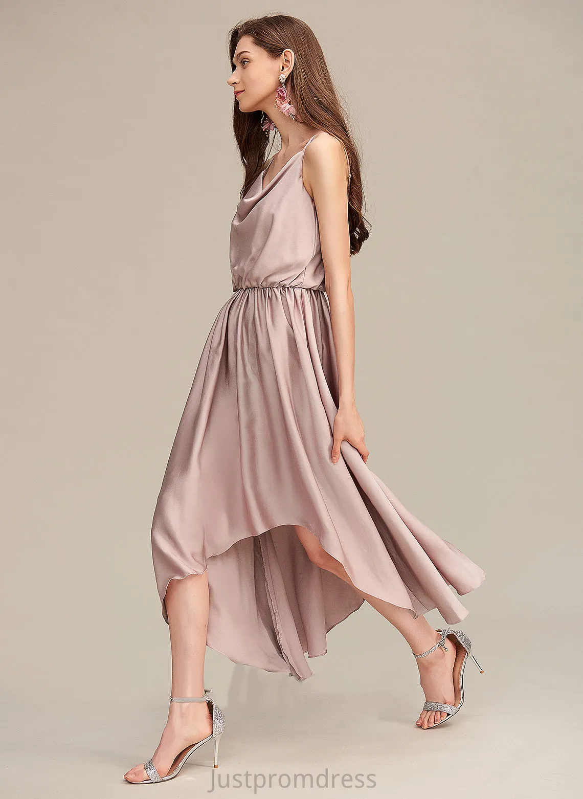 A-line Dresses Neck Formal Dresses Jayleen Cowl