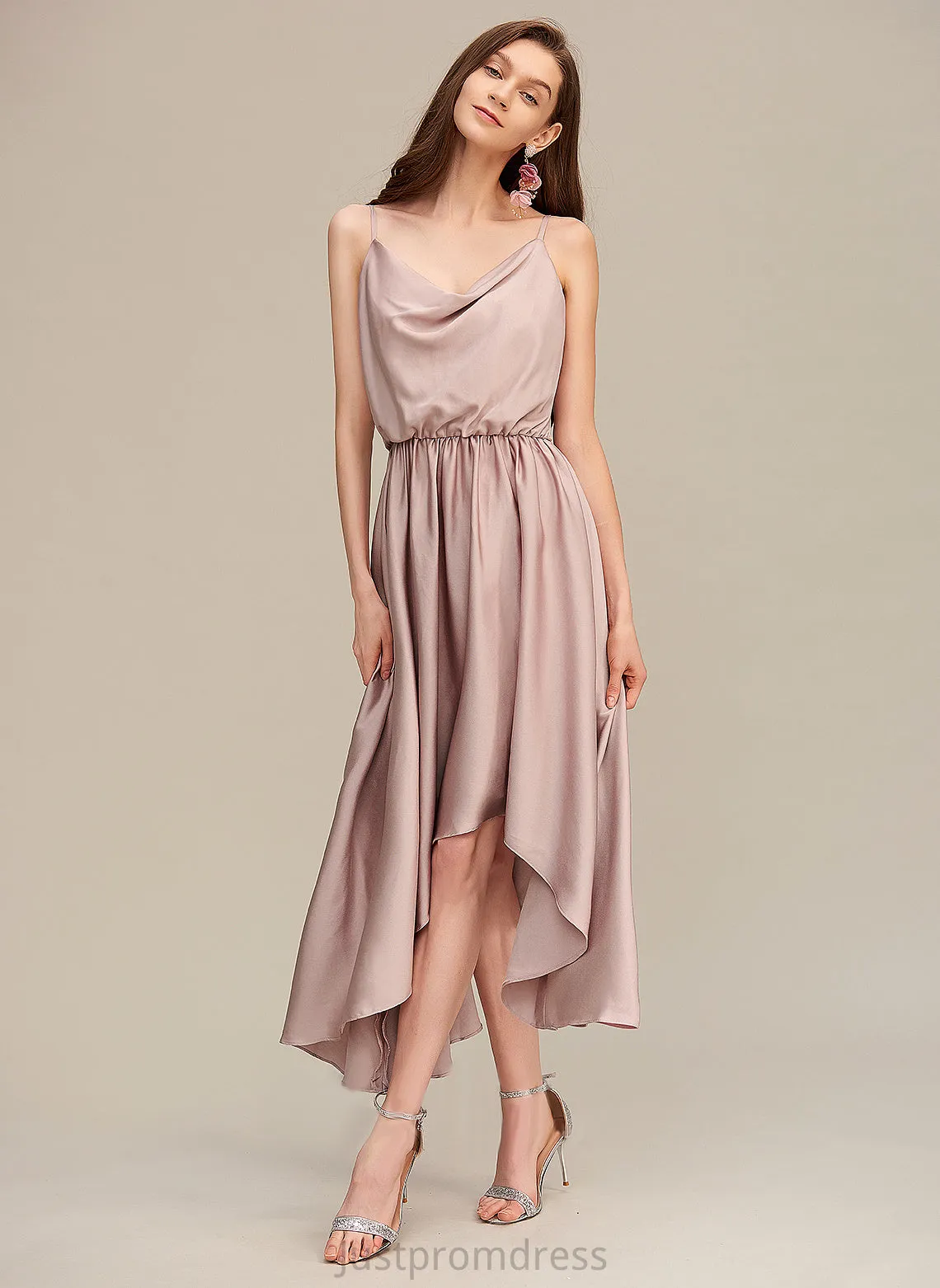 A-line Dresses Neck Formal Dresses Jayleen Cowl