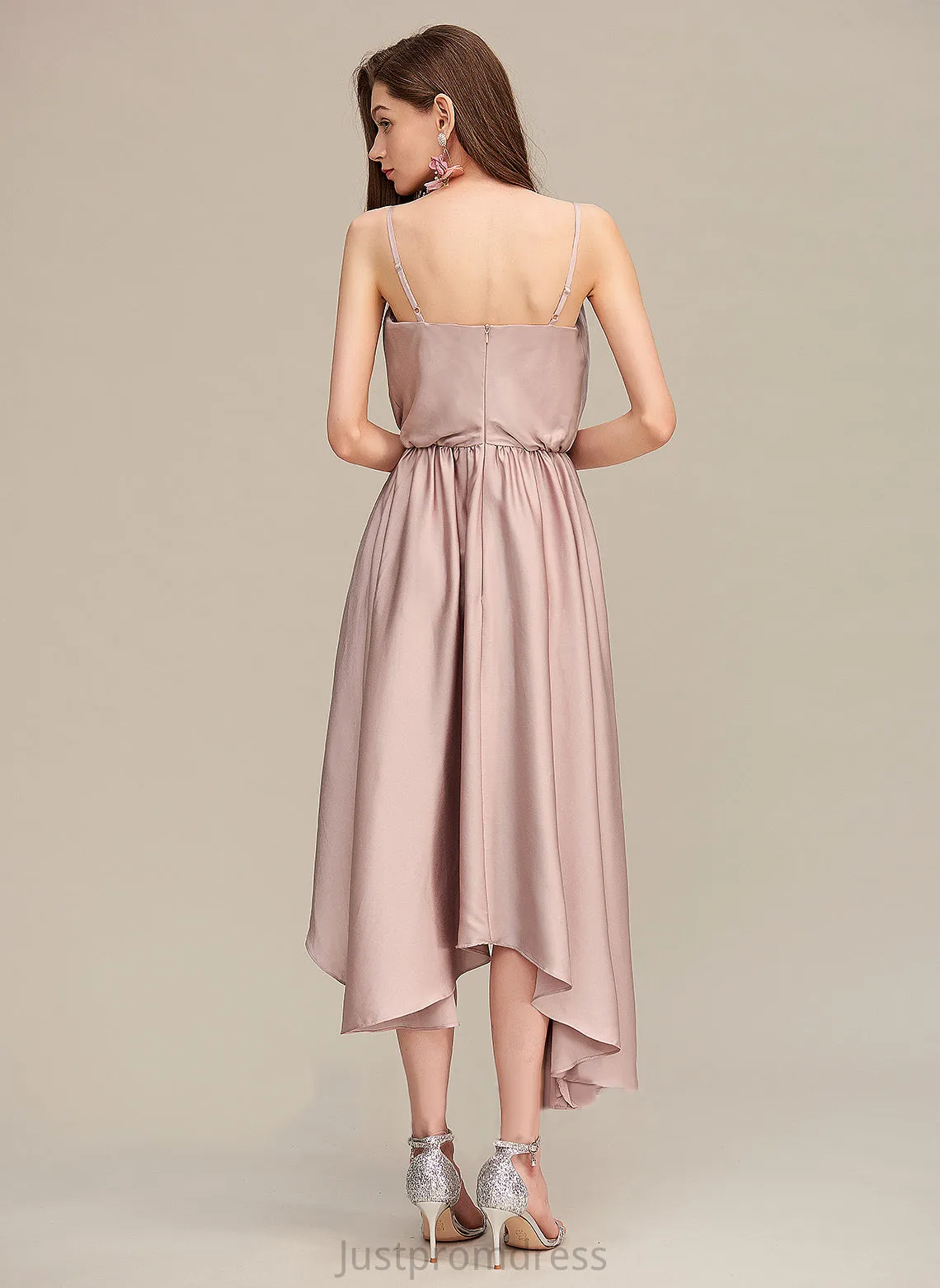 A-line Dresses Neck Formal Dresses Jayleen Cowl