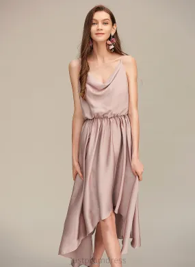 A-line Dresses Neck Formal Dresses Jayleen Cowl