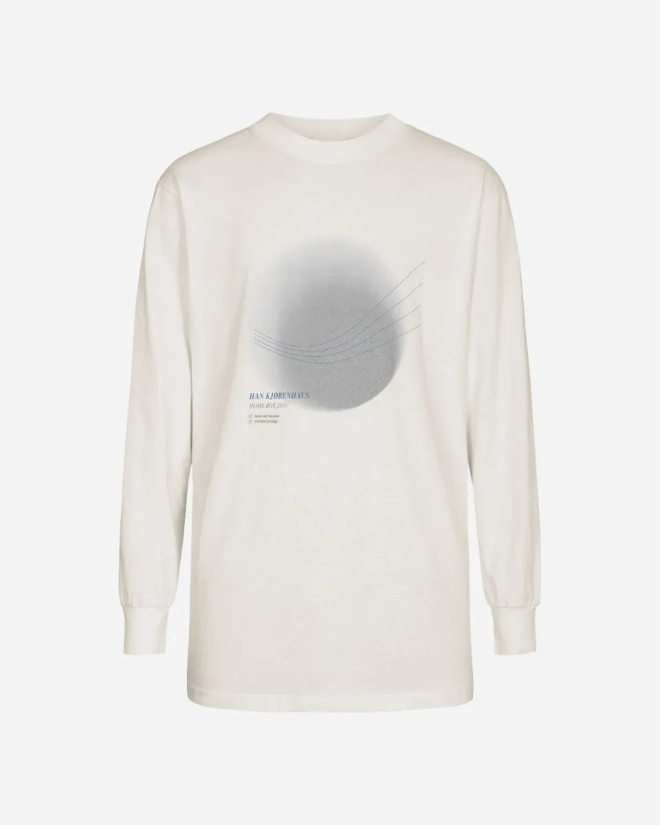 Boxy LS Tee - Off White