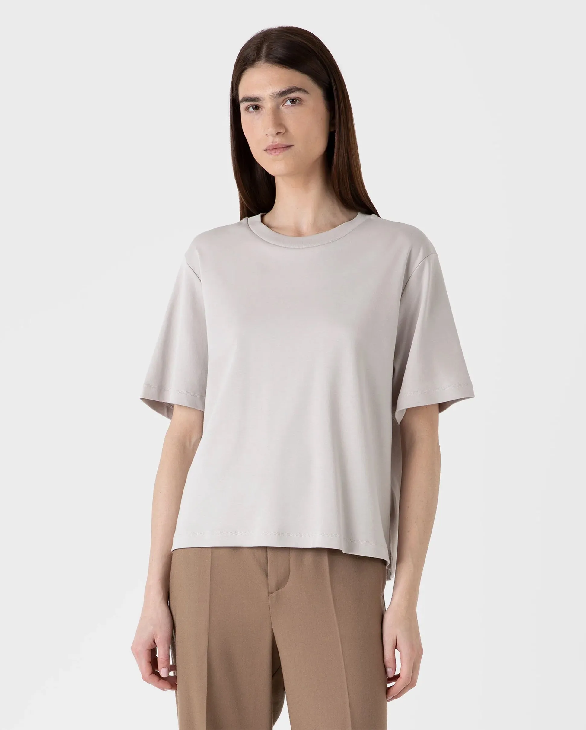 BOXY T-SHIRT / PUTTY