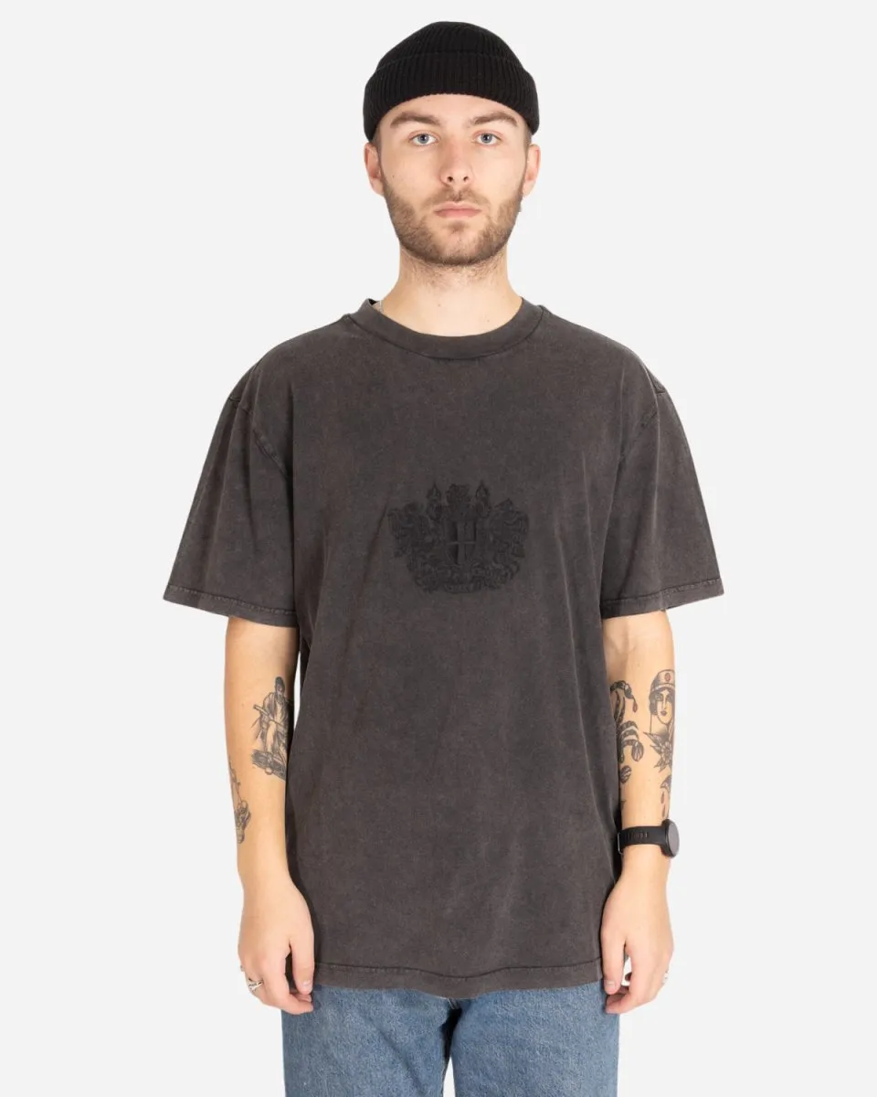 Boxy Tee - Faded Dark Grey