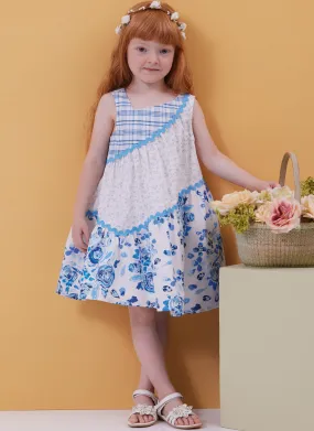 Butterick sewing pattern B6988 Children's Dresses