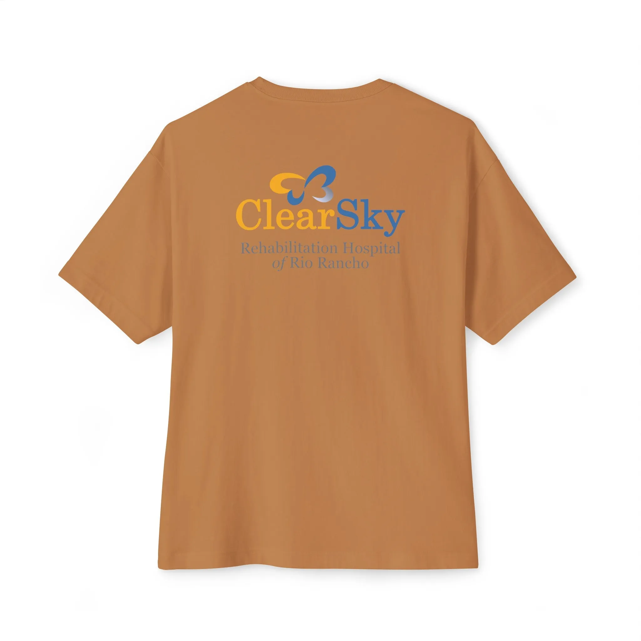 ClearSky Rehabilitation Hospital [Rio Rancho] [Front/Back Logo] | Unisex Oversized Boxy Tee