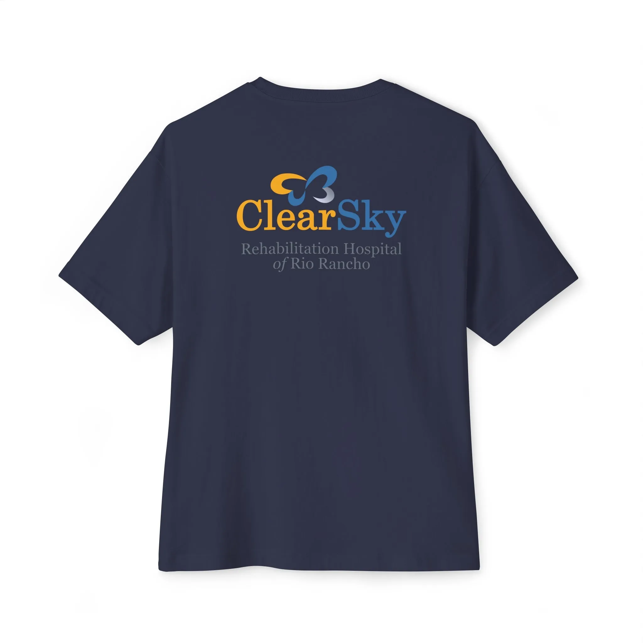 ClearSky Rehabilitation Hospital [Rio Rancho] [Front/Back Logo] | Unisex Oversized Boxy Tee