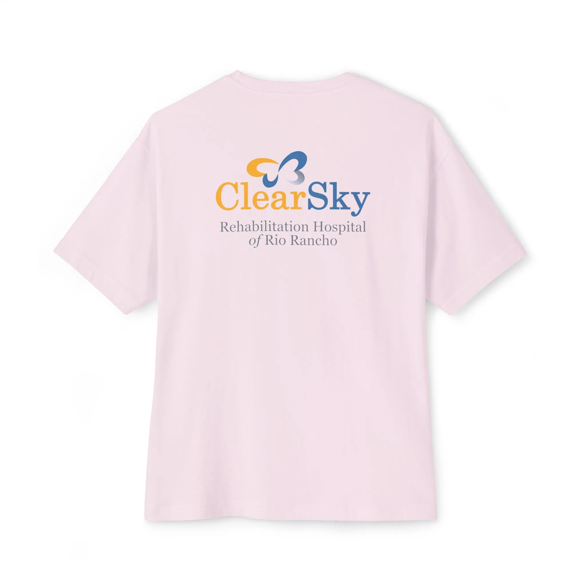 ClearSky Rehabilitation Hospital [Rio Rancho] [Front/Back Logo] | Unisex Oversized Boxy Tee