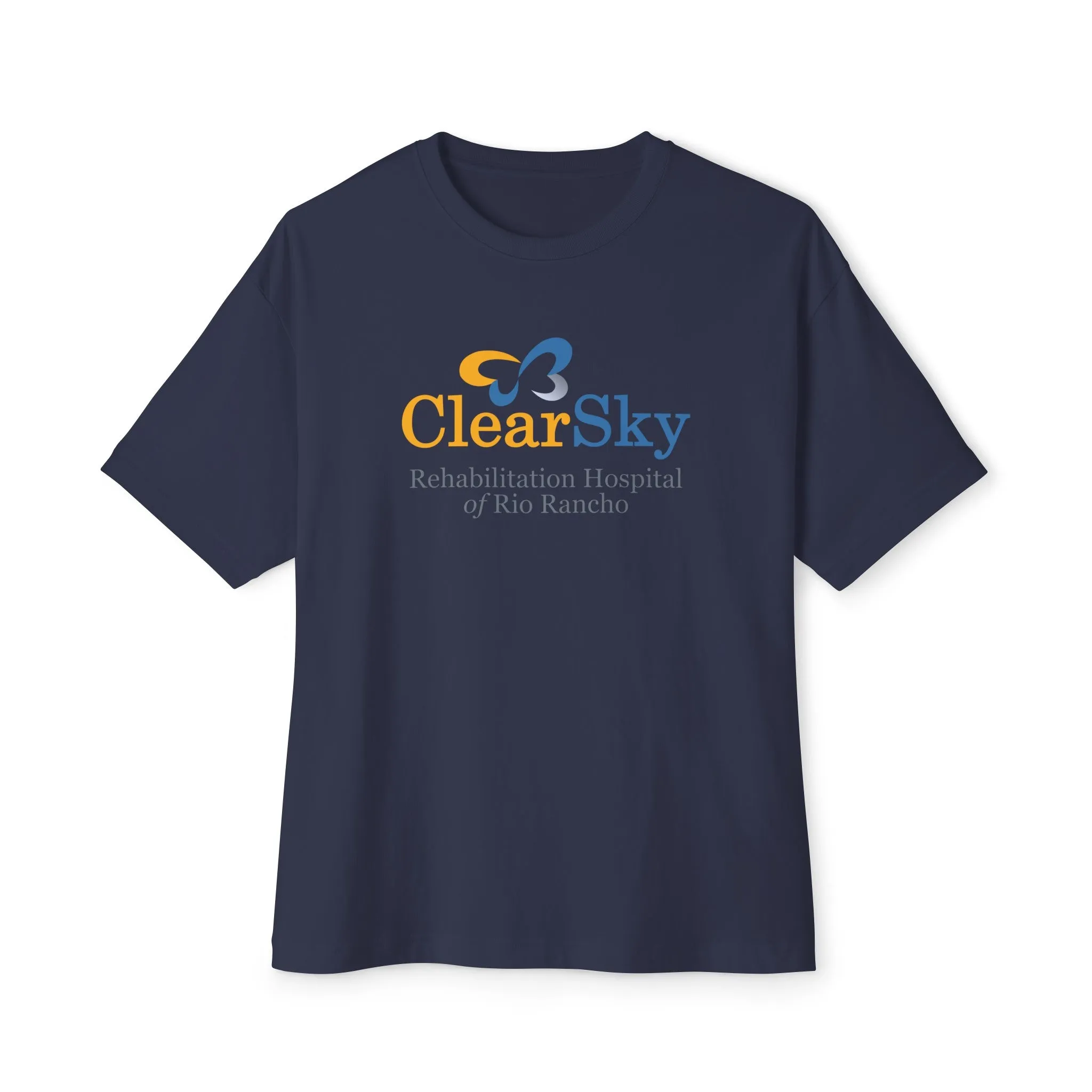 ClearSky Rehabilitation Hospital [Rio Rancho] [Front/Back Logo] | Unisex Oversized Boxy Tee