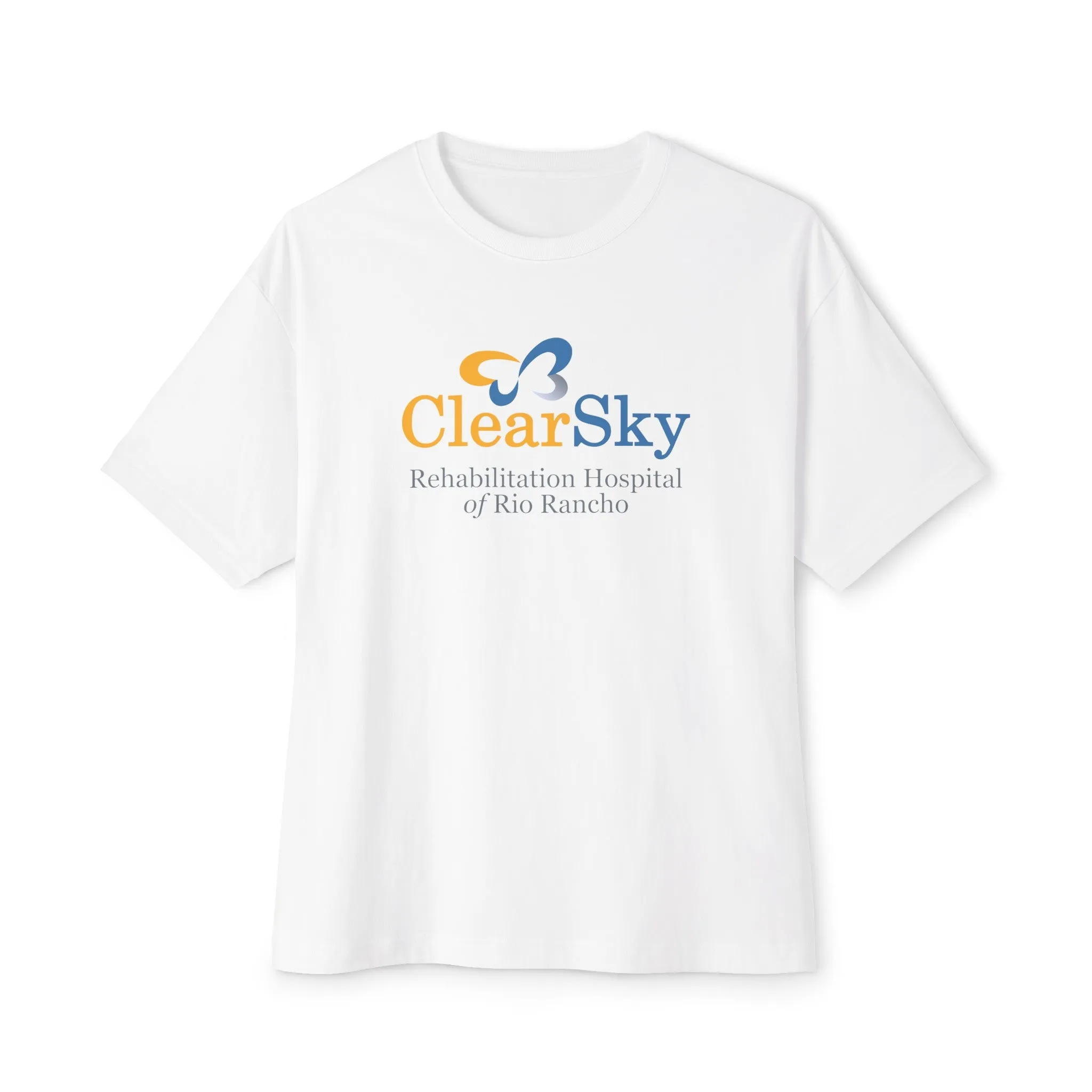 ClearSky Rehabilitation Hospital [Rio Rancho] [Front/Back Logo] | Unisex Oversized Boxy Tee