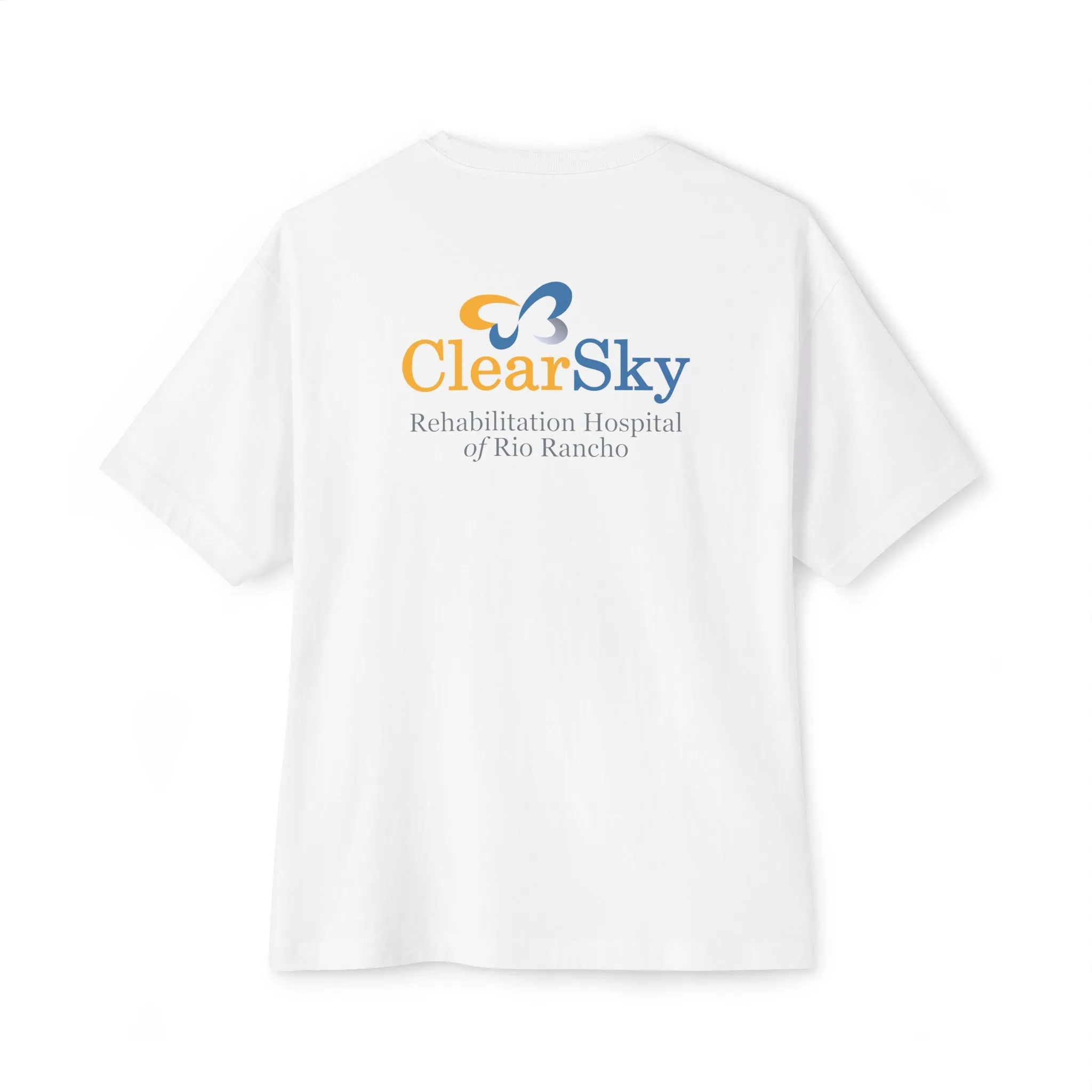 ClearSky Rehabilitation Hospital [Rio Rancho] [Front/Back Logo] | Unisex Oversized Boxy Tee