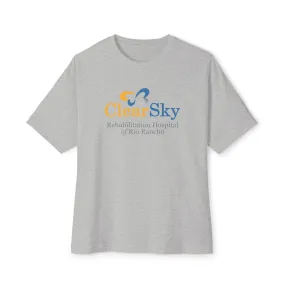 ClearSky Rehabilitation Hospital [Rio Rancho] [Front/Back Logo] | Unisex Oversized Boxy Tee