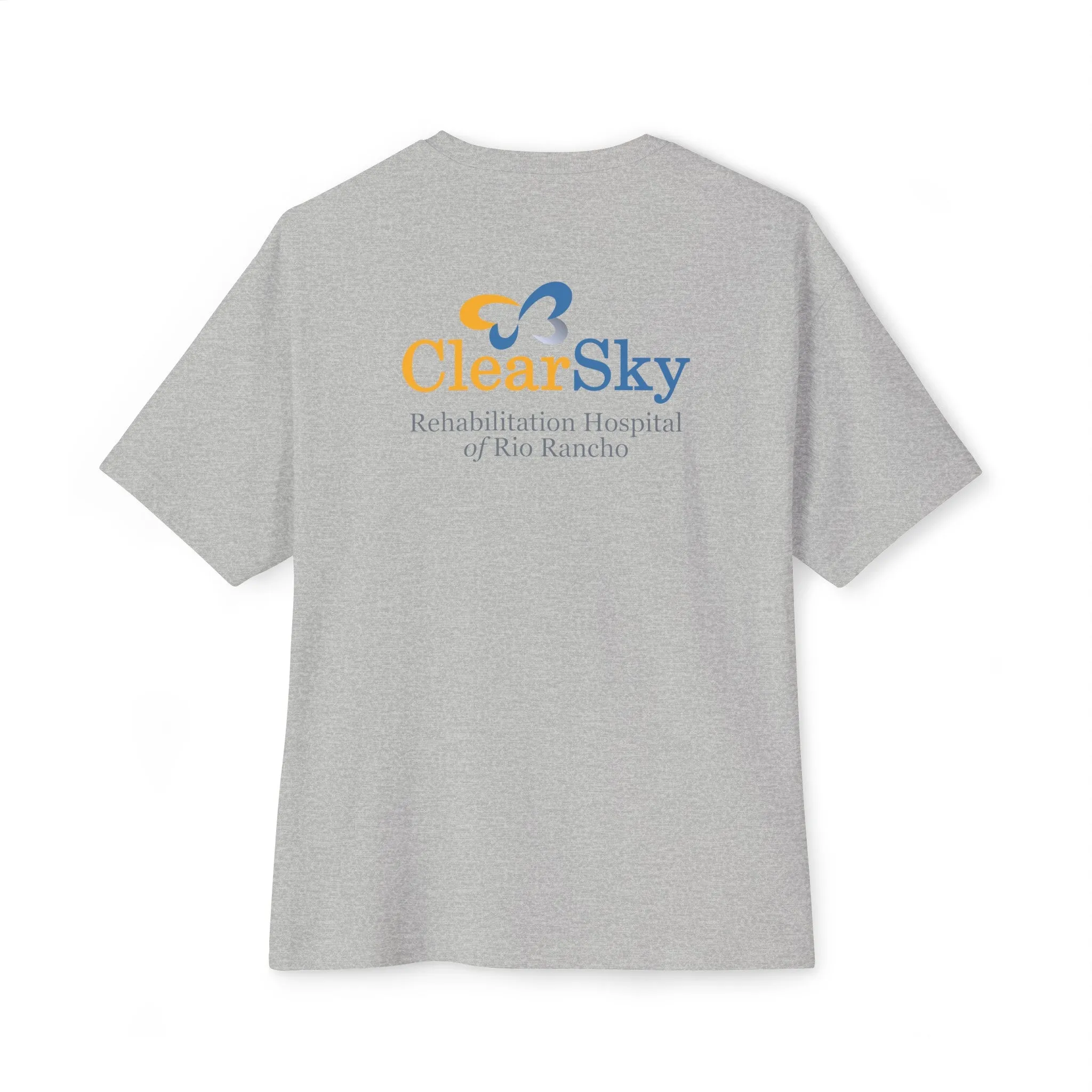 ClearSky Rehabilitation Hospital [Rio Rancho] [Front/Back Logo] | Unisex Oversized Boxy Tee