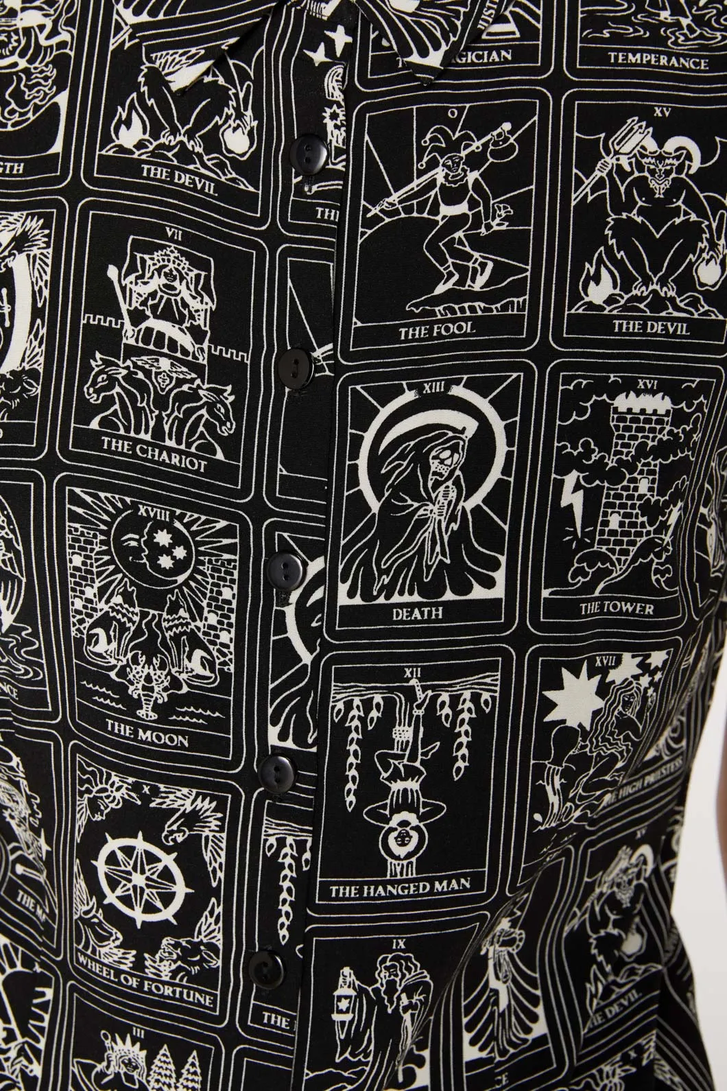 Dark Tarot Fitted Blouse