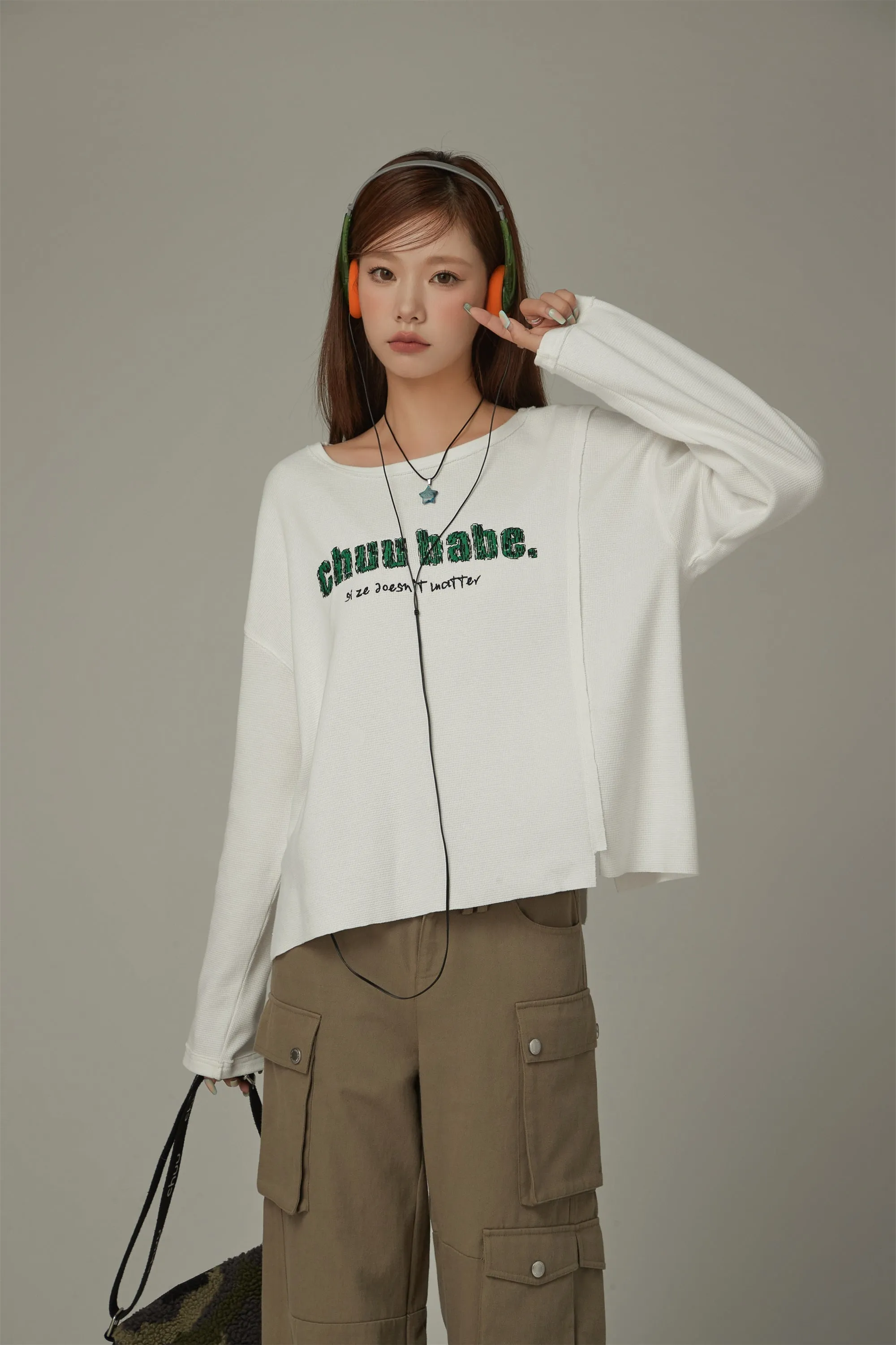 Embroidered Logo Boxy T-Shirt