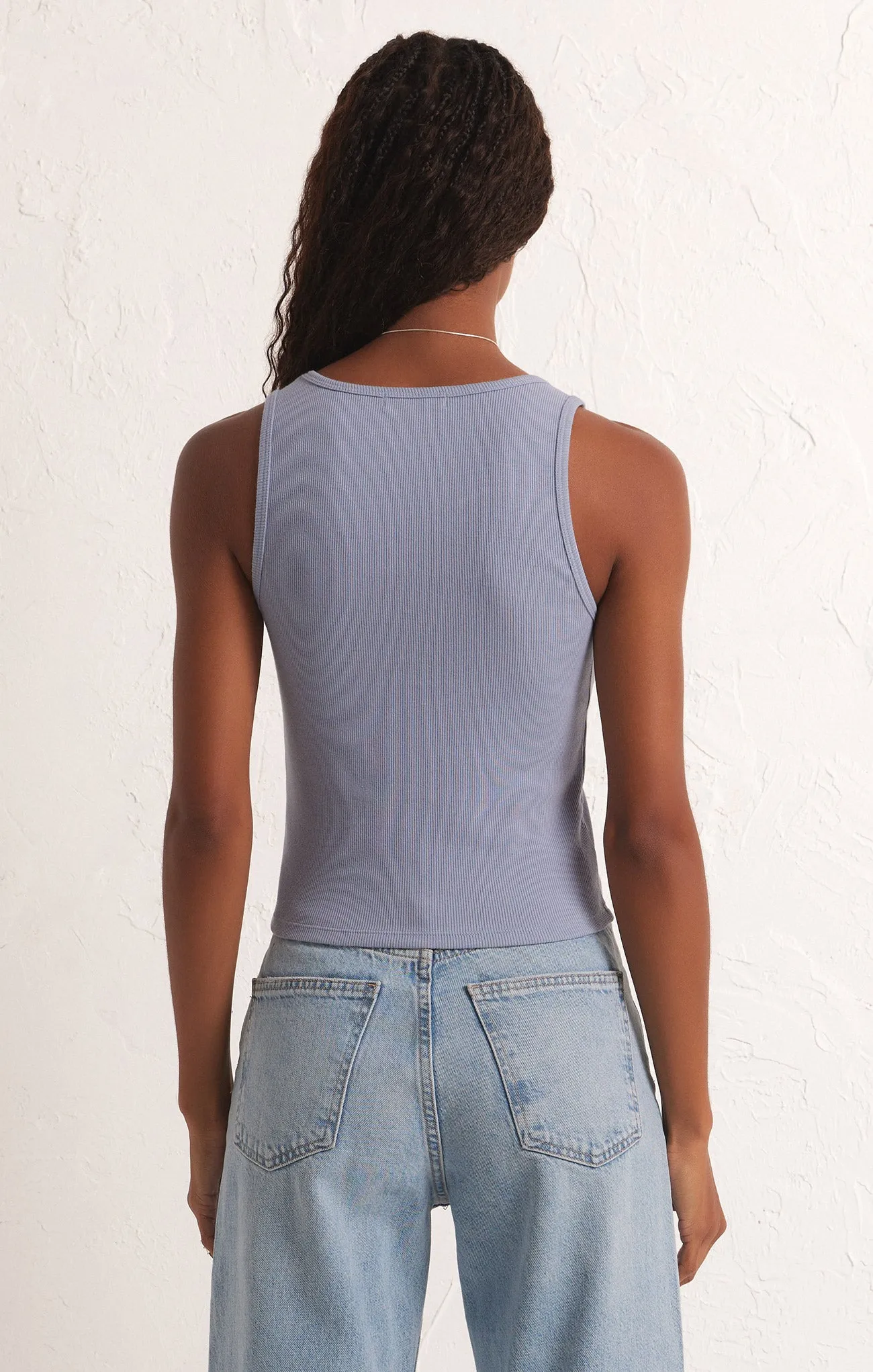 Essy Rib Cropped Tank