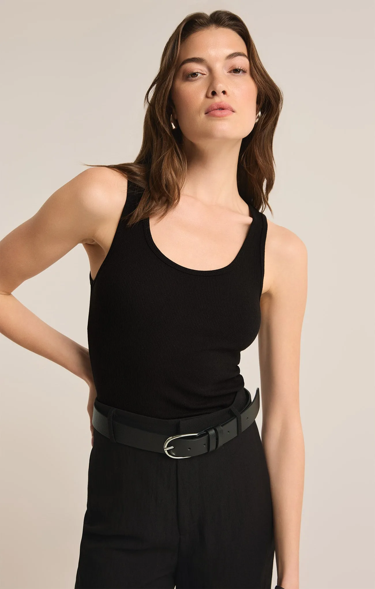 Essy Rib Cropped Tank