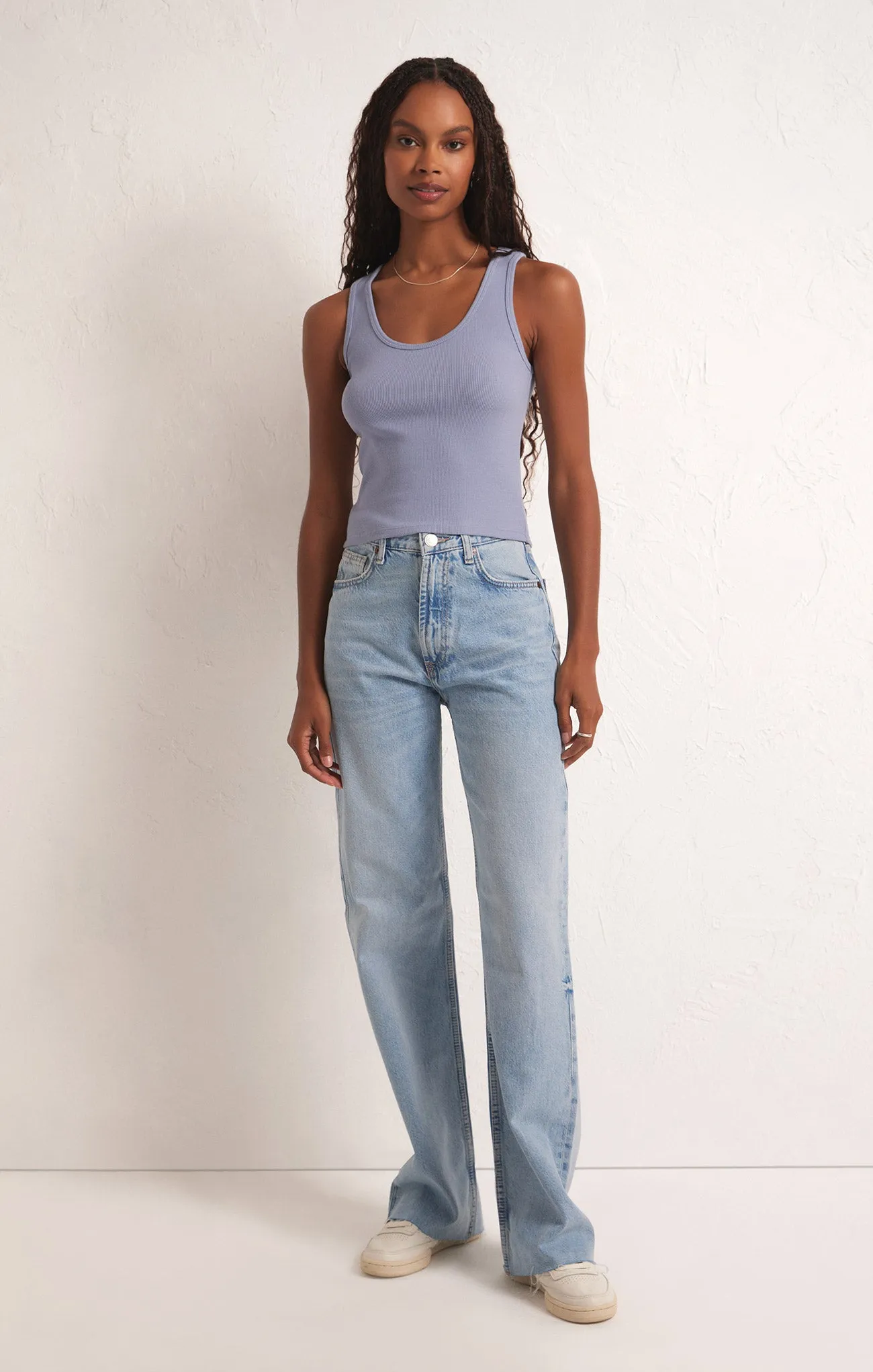 Essy Rib Cropped Tank