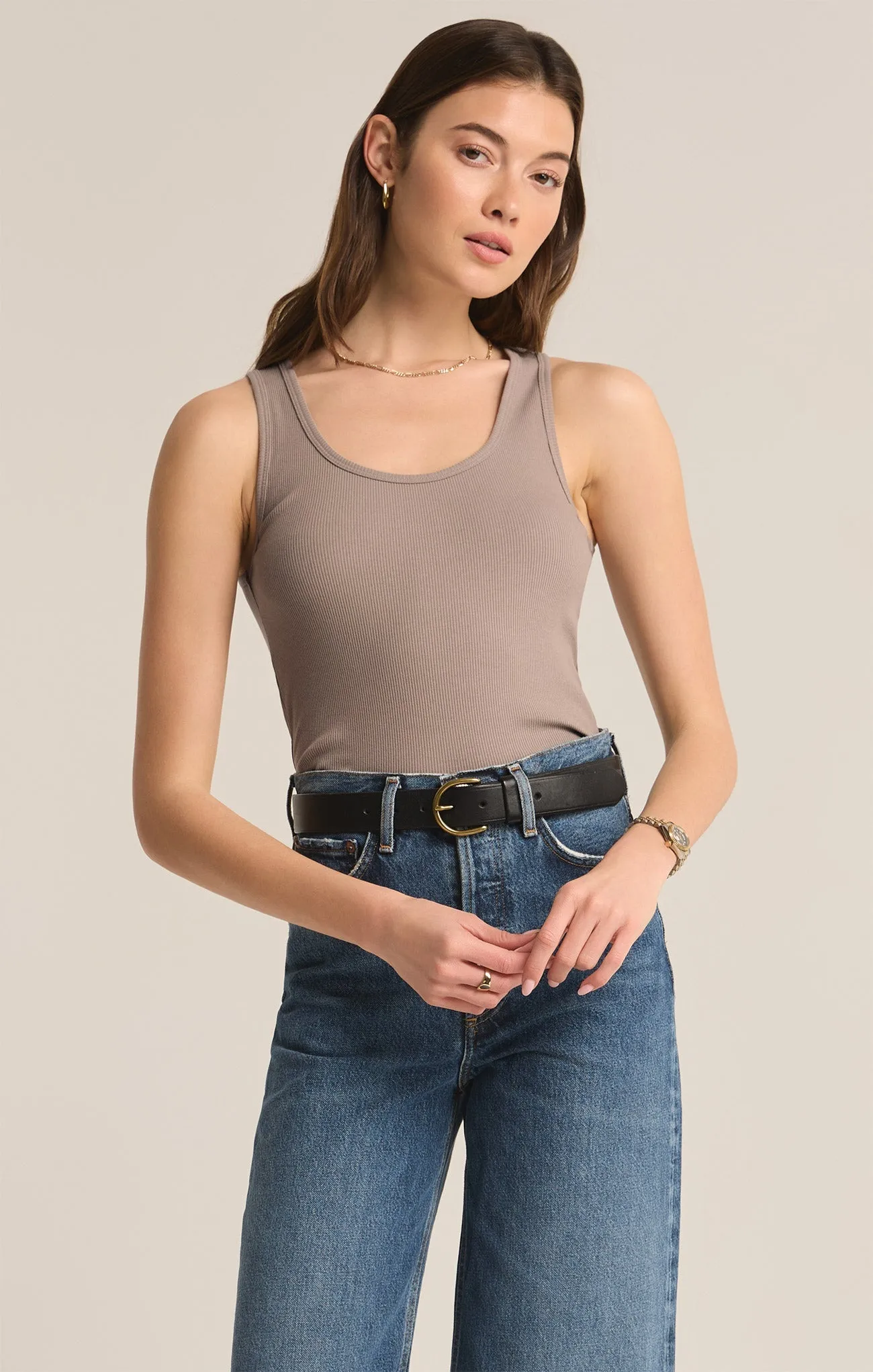 Essy Rib Cropped Tank