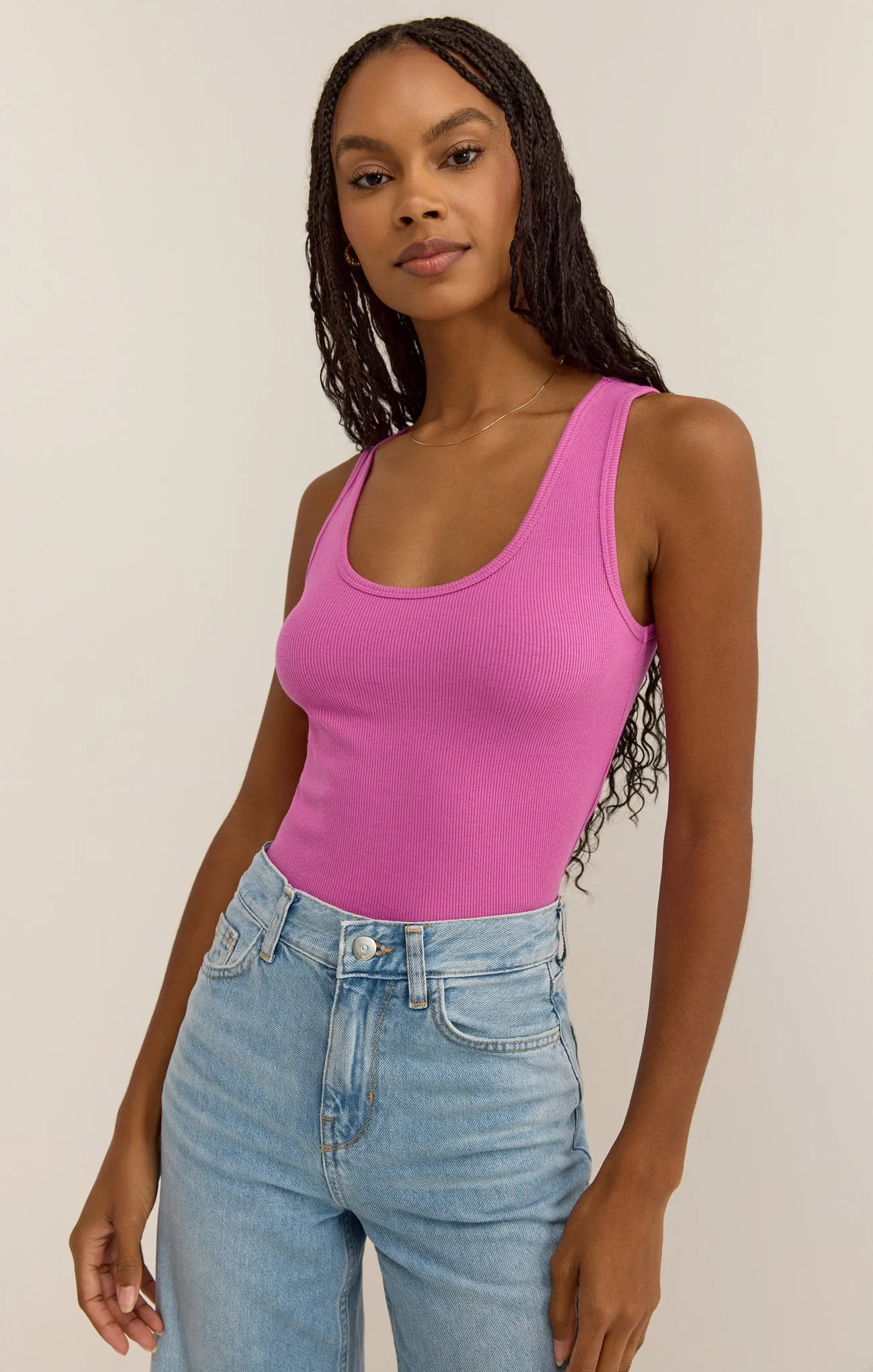 Essy Rib Cropped Tank