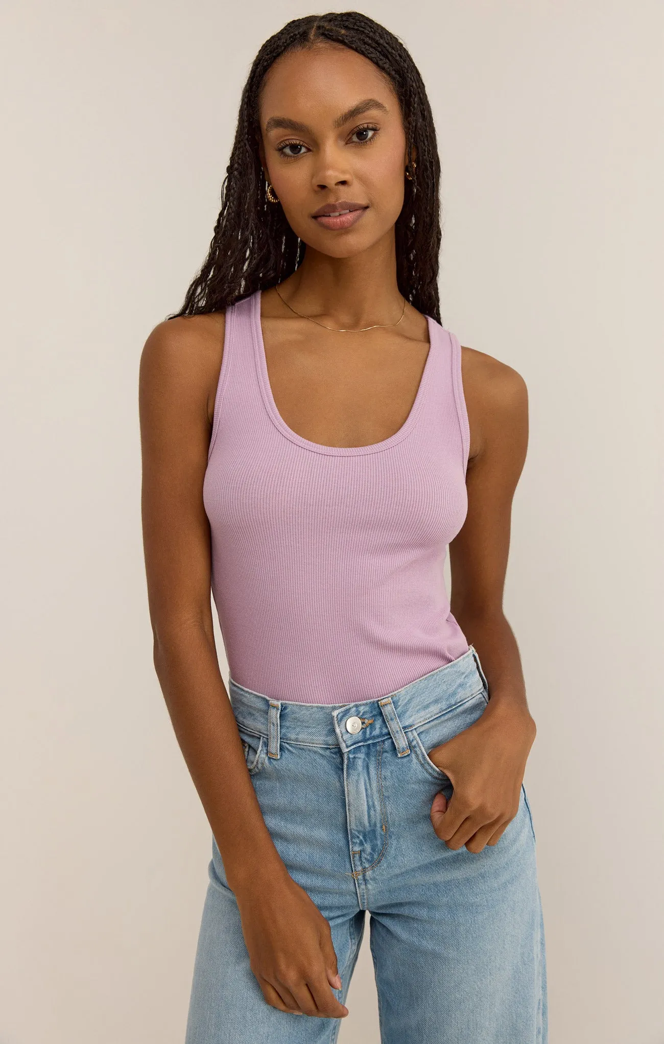 Essy Rib Cropped Tank