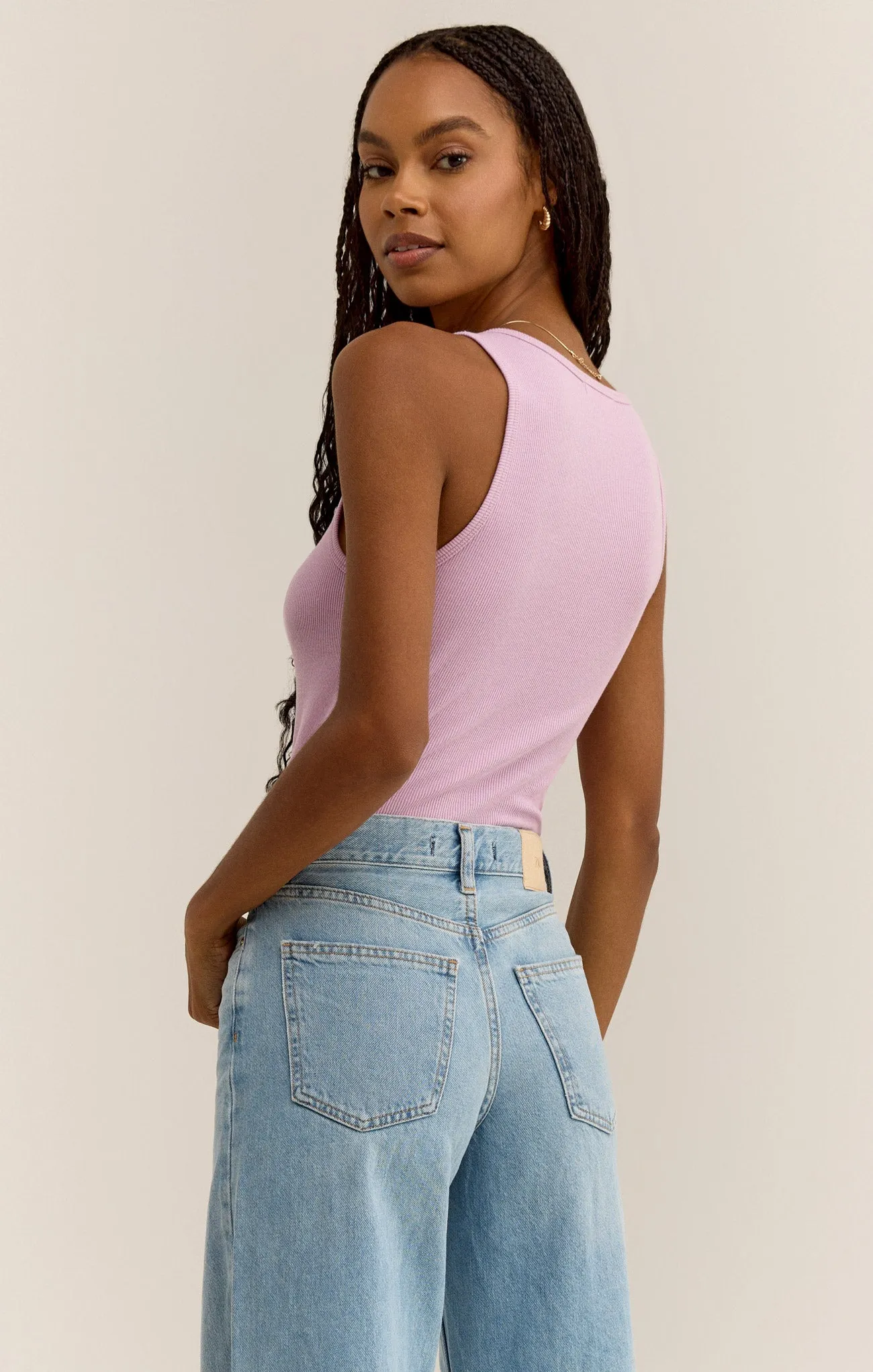 Essy Rib Cropped Tank