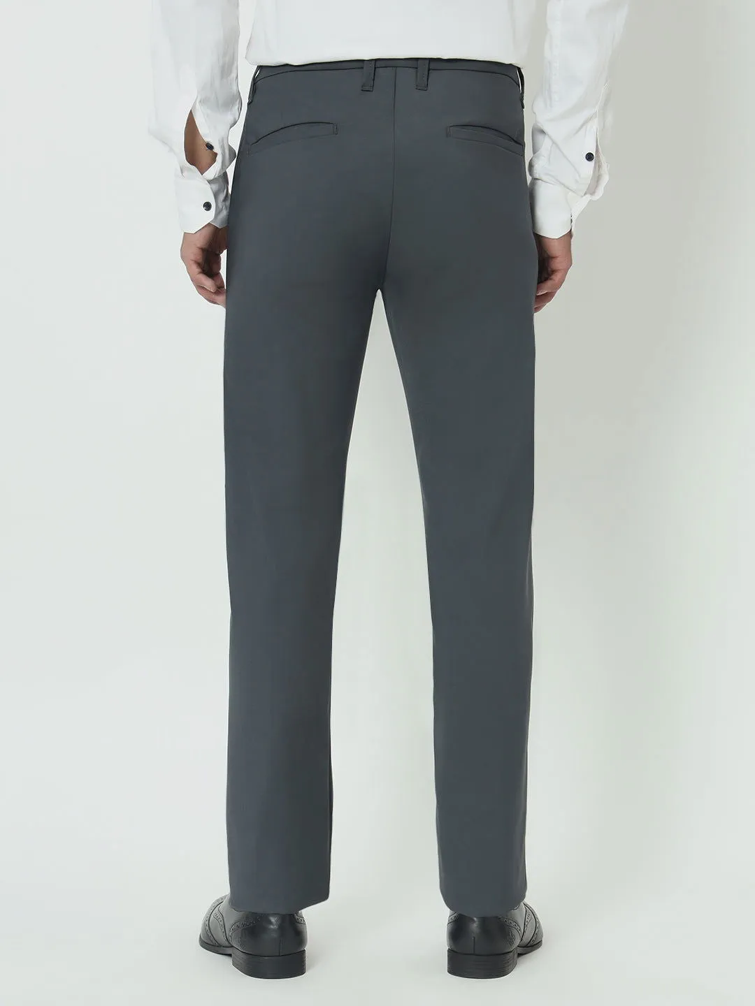 GREY SLIM TROUSERS