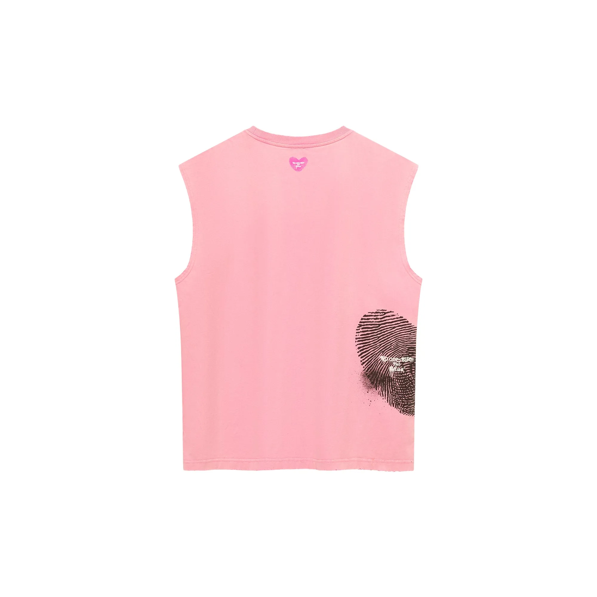 Heart Boxy Sleeveless T-Shirt