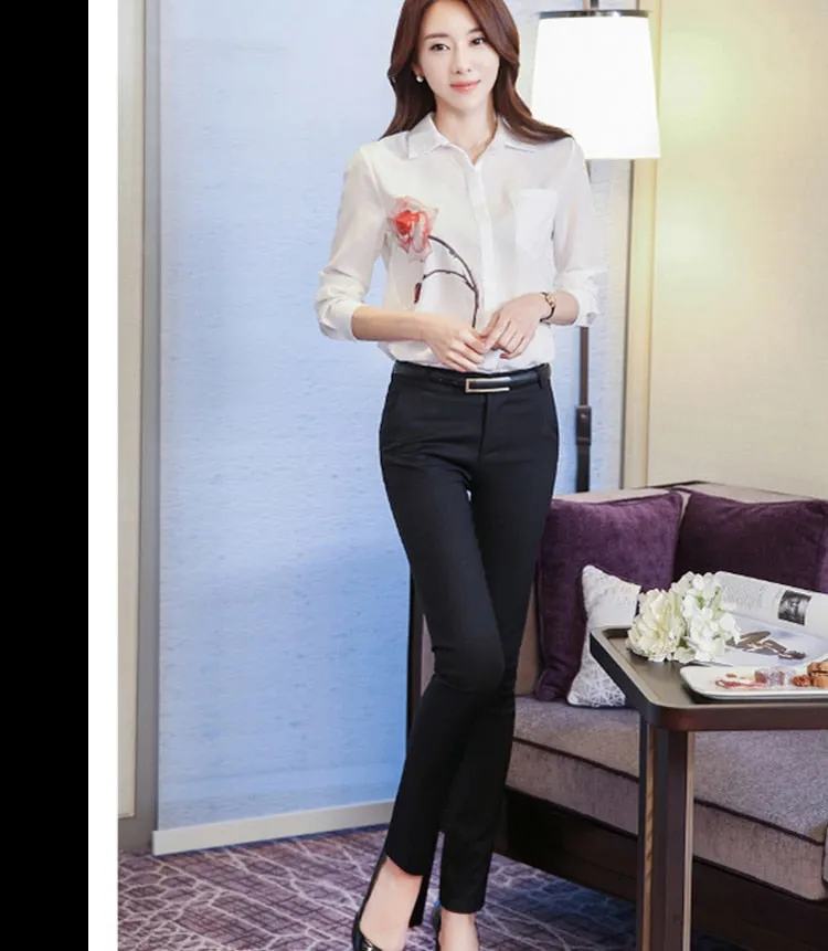 High Waist Pencil Trousers