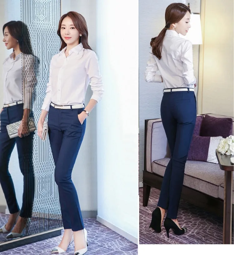 High Waist Pencil Trousers