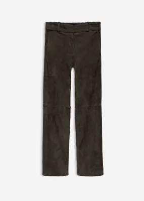 JEN | Suede Slim Fit Pantalon