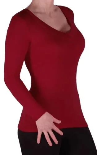 Juno Long Sleeve V-Neck T-Shirt