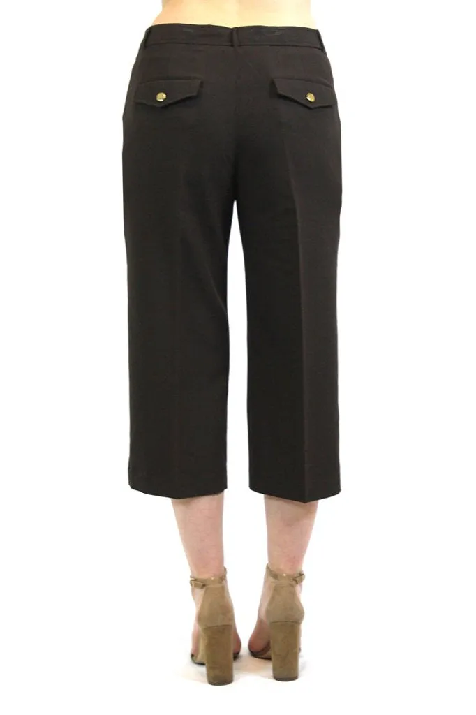 Larry Levine Stretchable Crop Pants