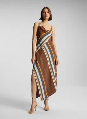 Lauren Striped Midi Dress