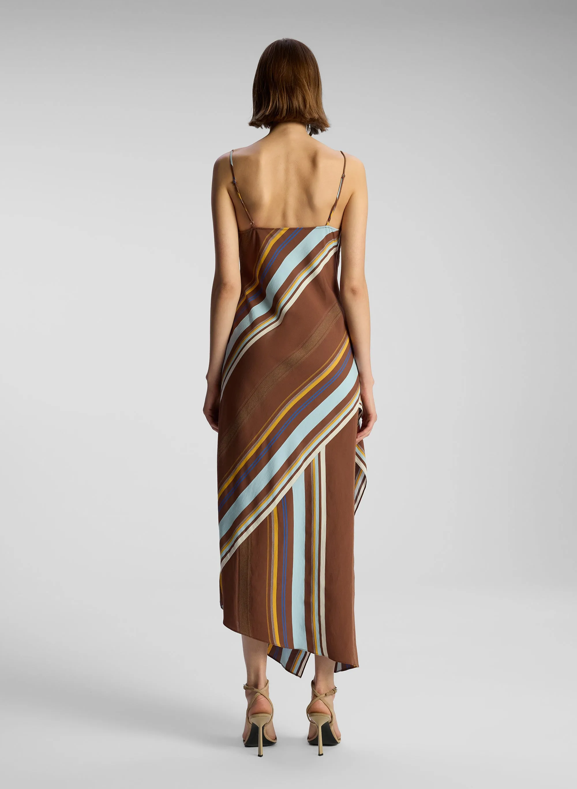 Lauren Striped Midi Dress