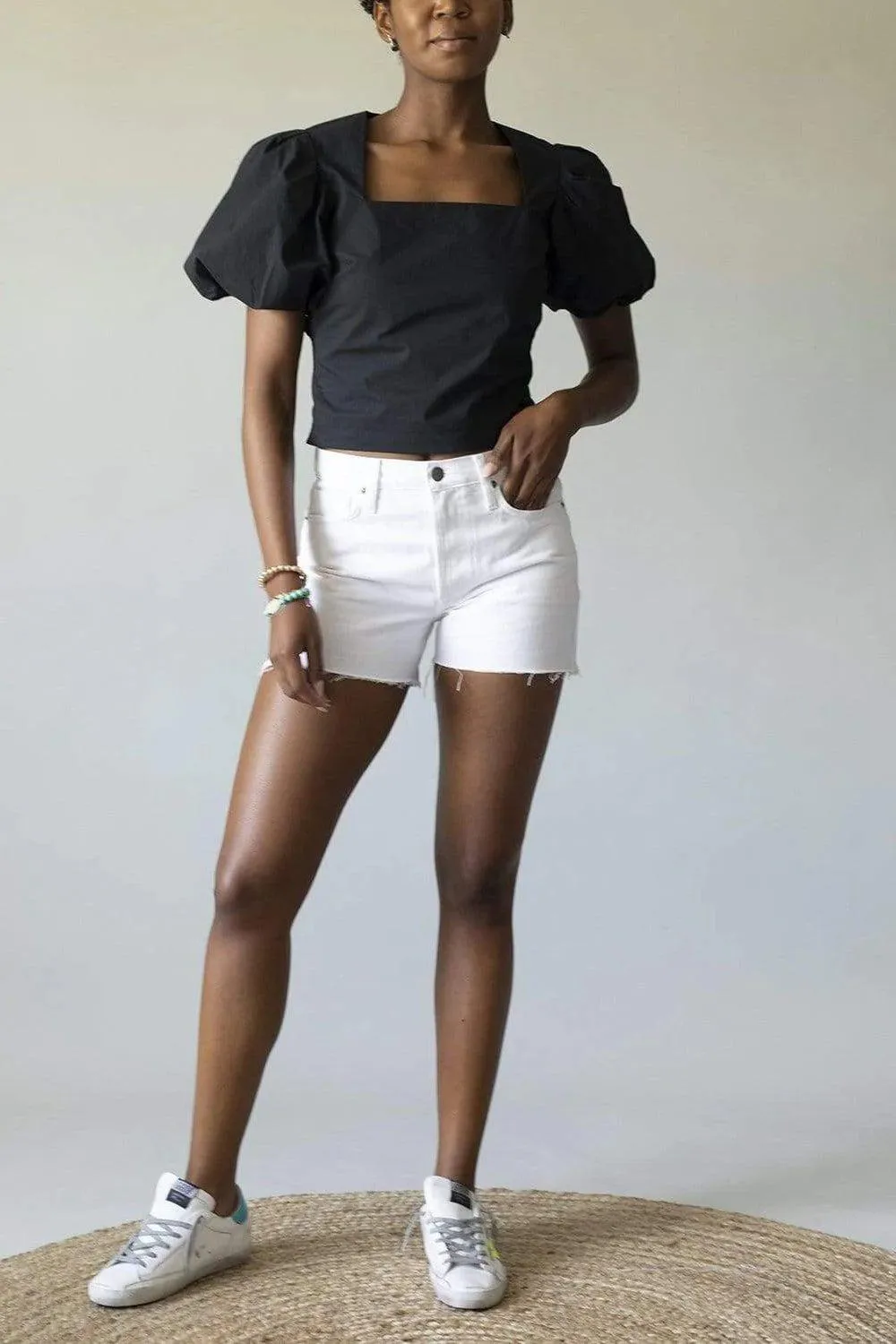 Le Simone Short Raw After Denim Shorts