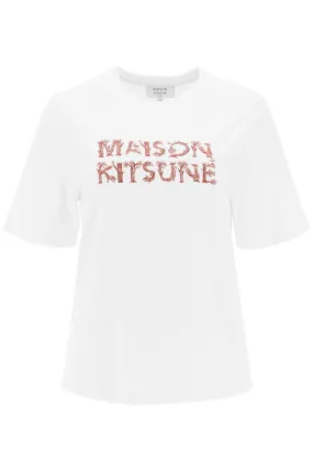 Maison Kitsune Woodland Alphabet T-Shirt