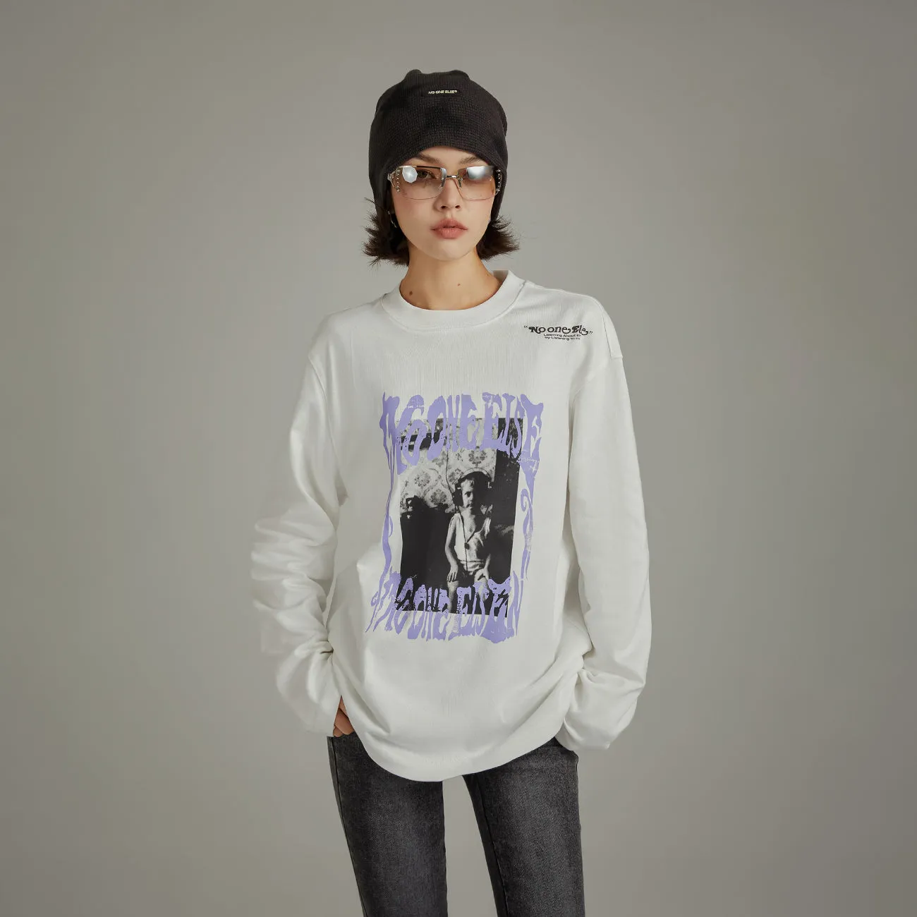 Music Printed Boxy T-Shirt