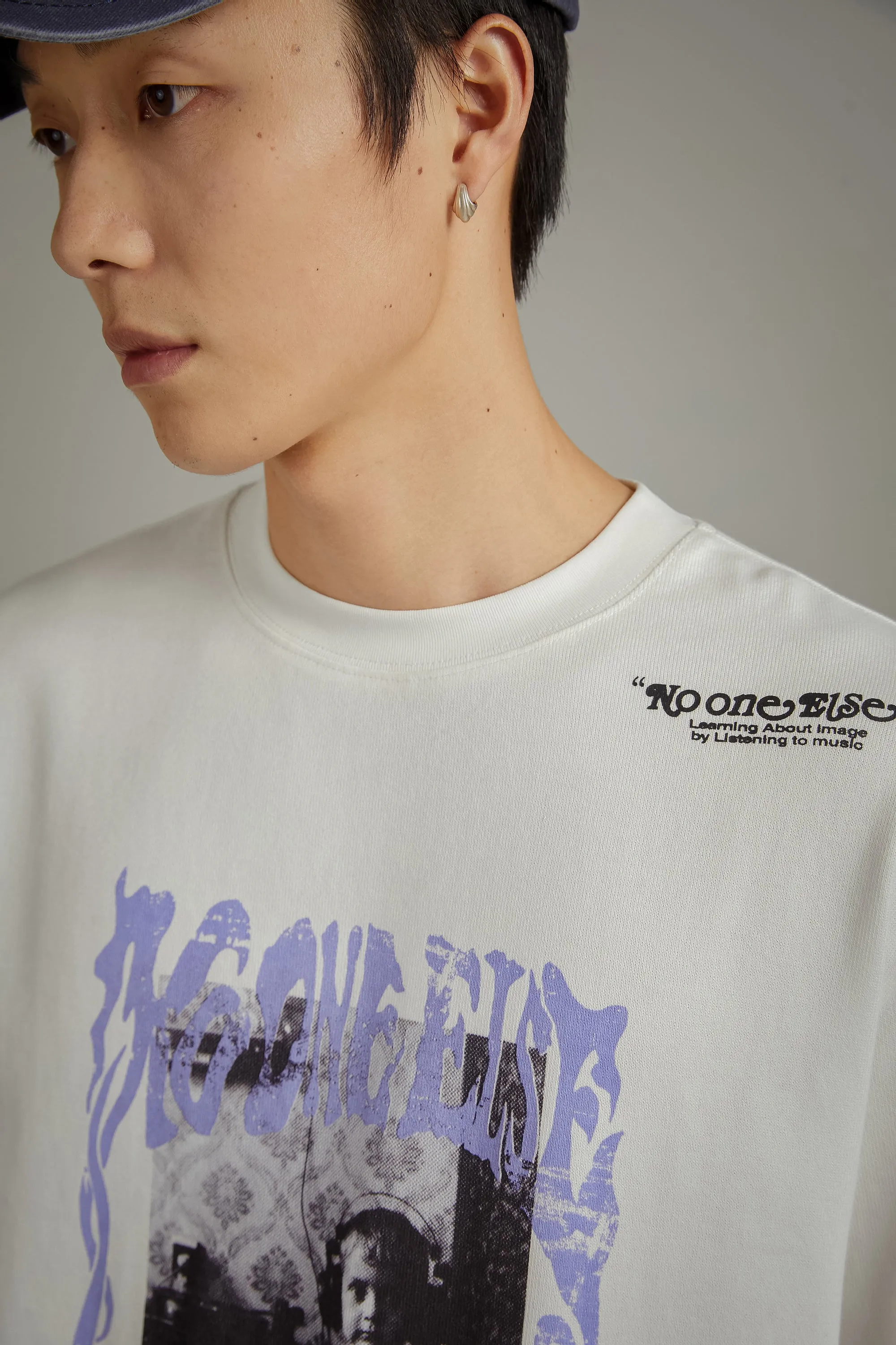 Music Printed Boxy T-Shirt