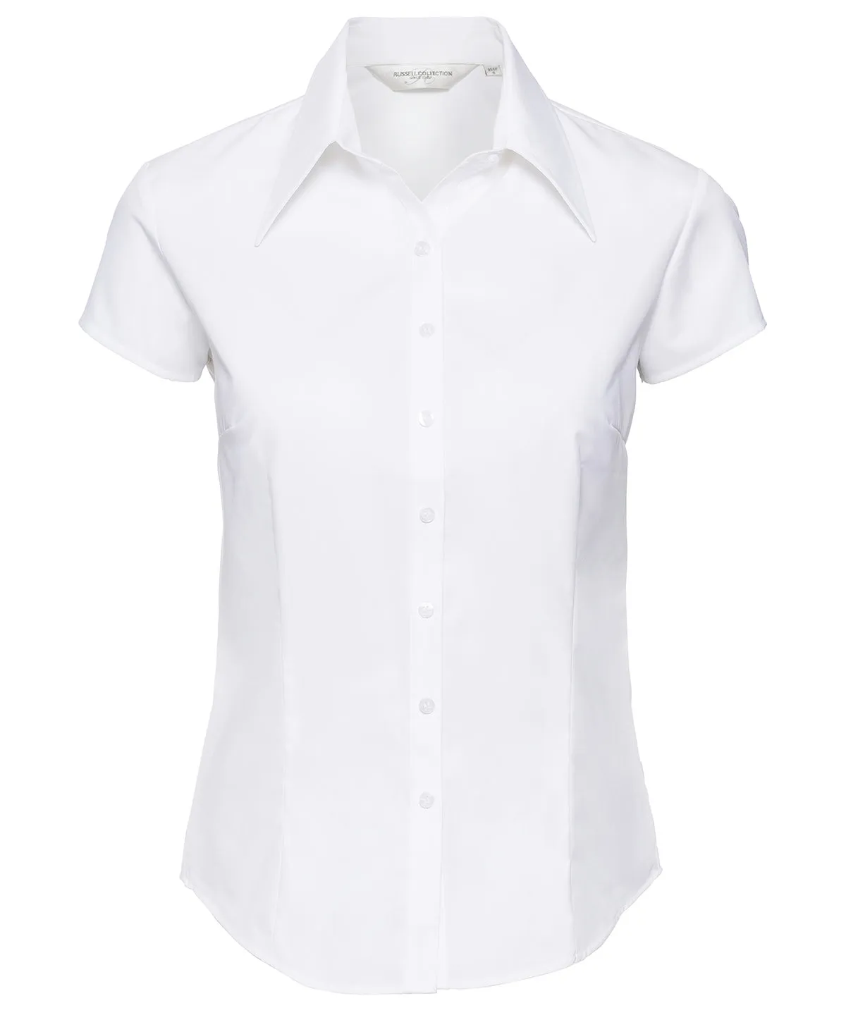 Navy - Women’s cap sleeve Tencel® fitted shirt