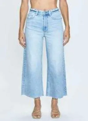 Pistola Lana High Rise Crop Ultra Wide Leg Jeans