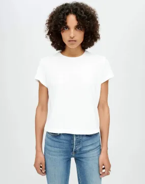 RE/DONE - Boxy Tee in Optic white