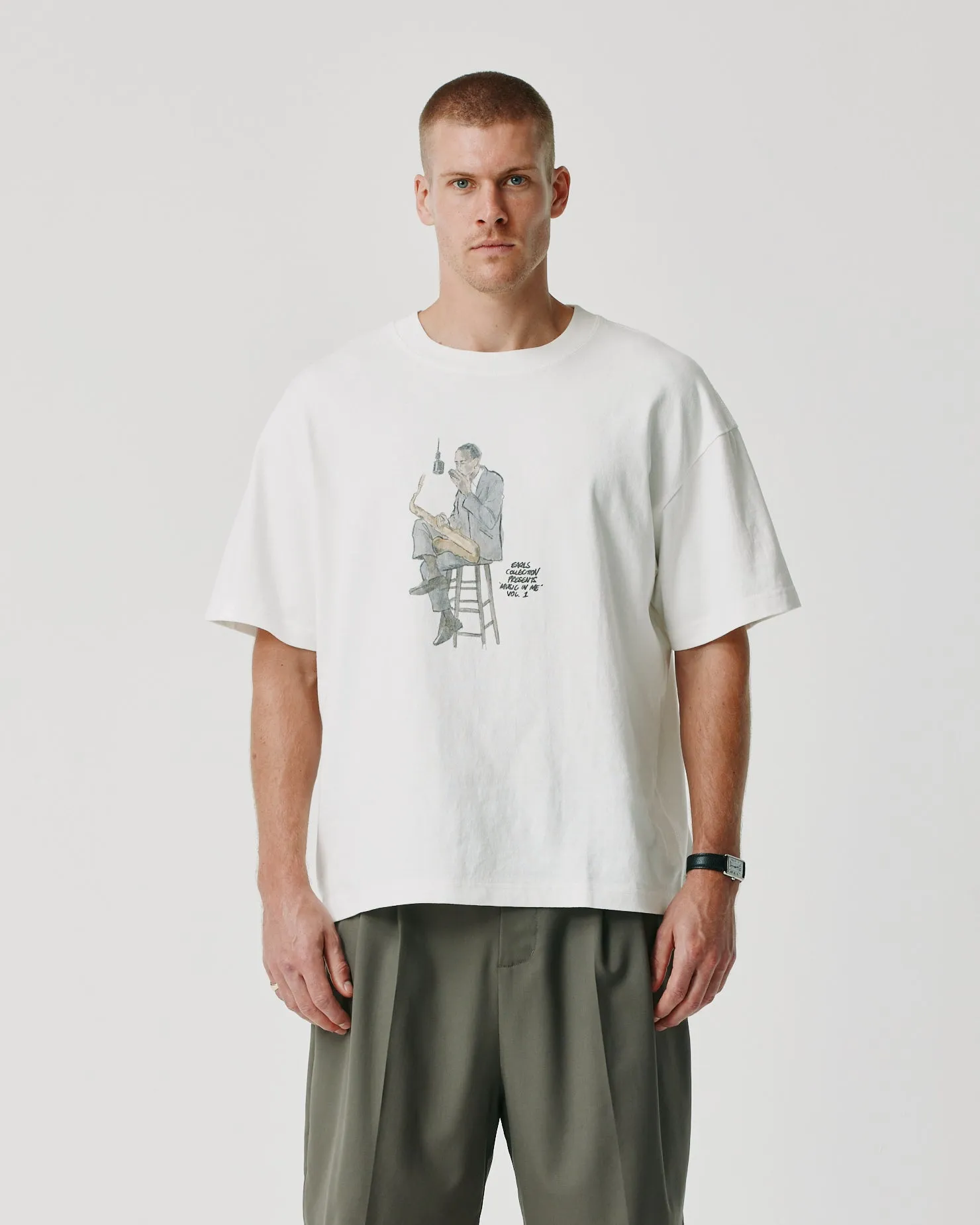 Sax Tee - White