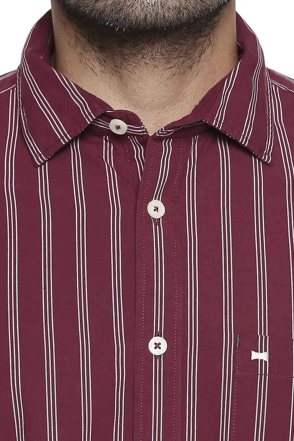 Slim Fit Stripe Shirt