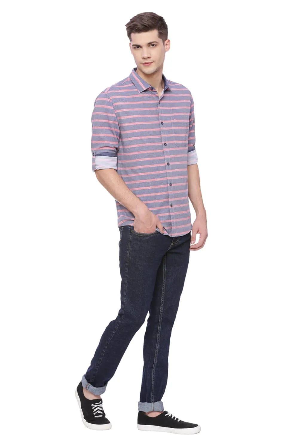 Slim Fit Striped Shirt