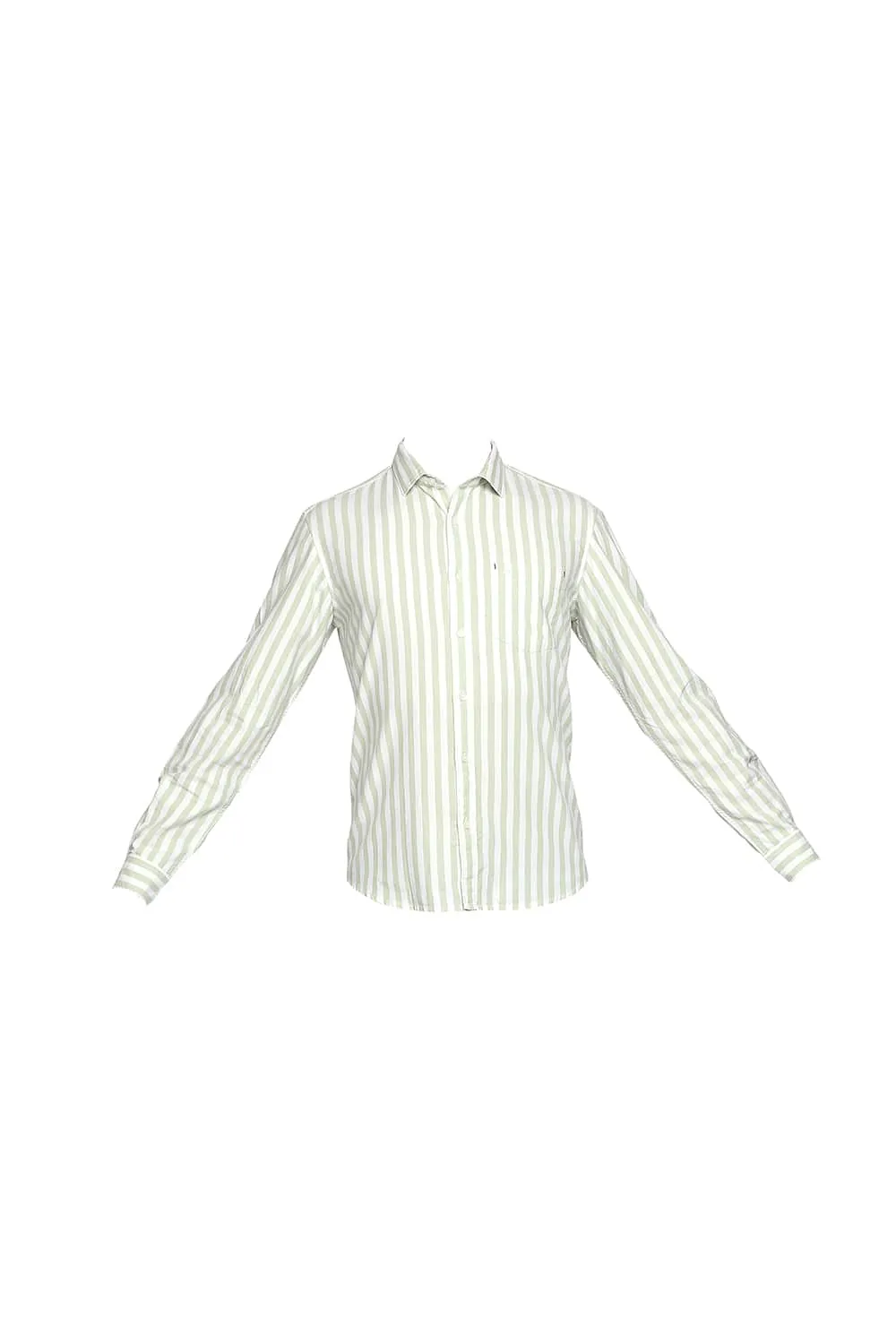 Slim Fit Twill Stripes Shirt