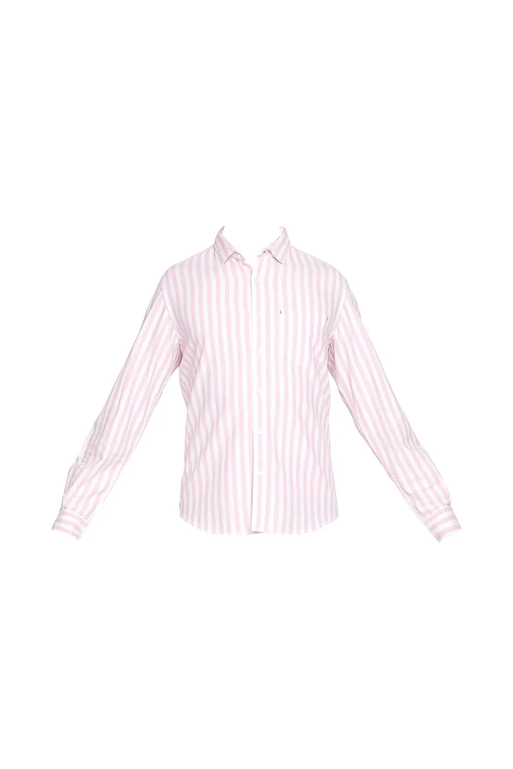 Slim Fit Twill Stripes Shirt