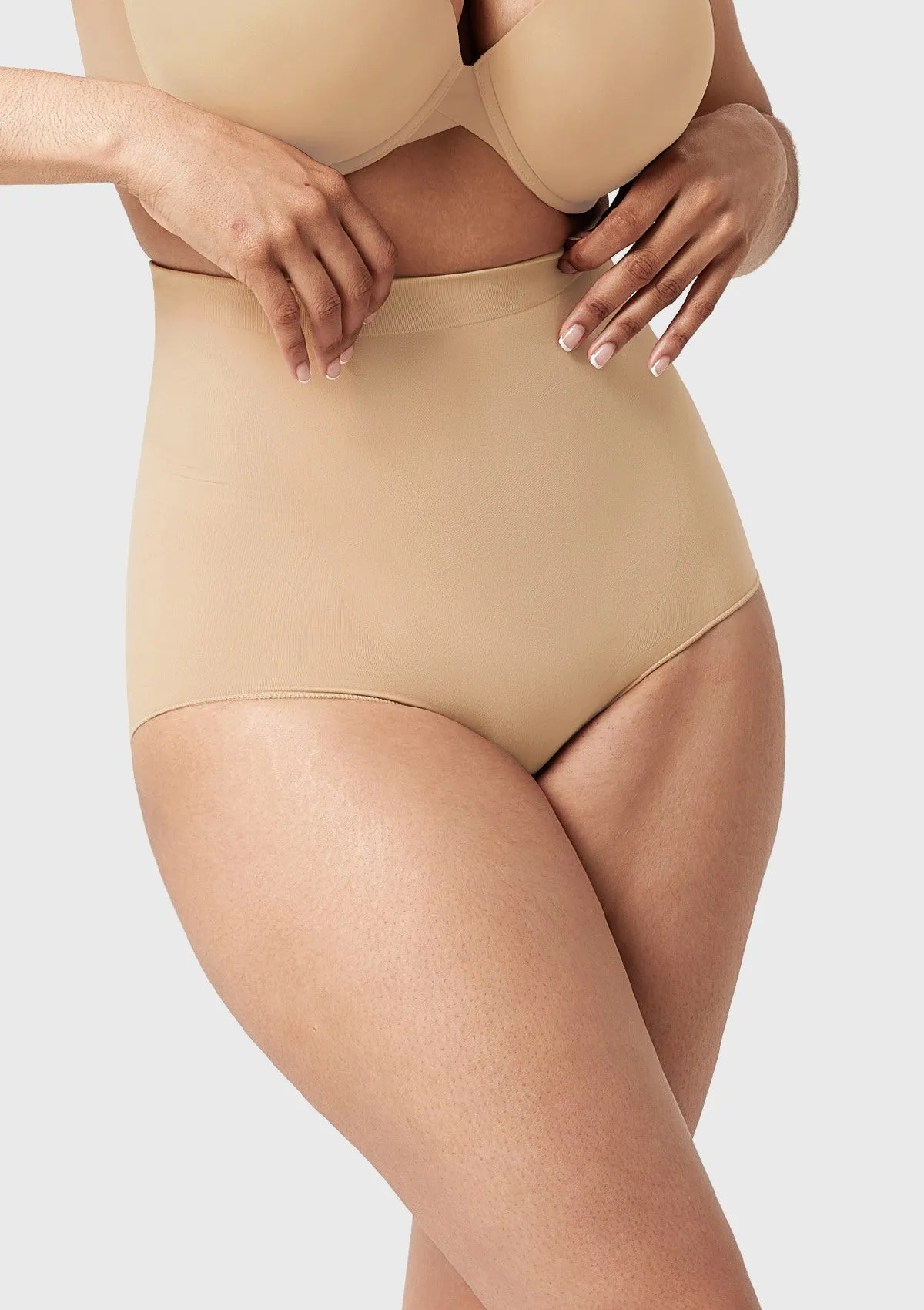 Songful Anti-Slip Tummy Control High-Waist Soft Stretch Breathable Brief Shapewear