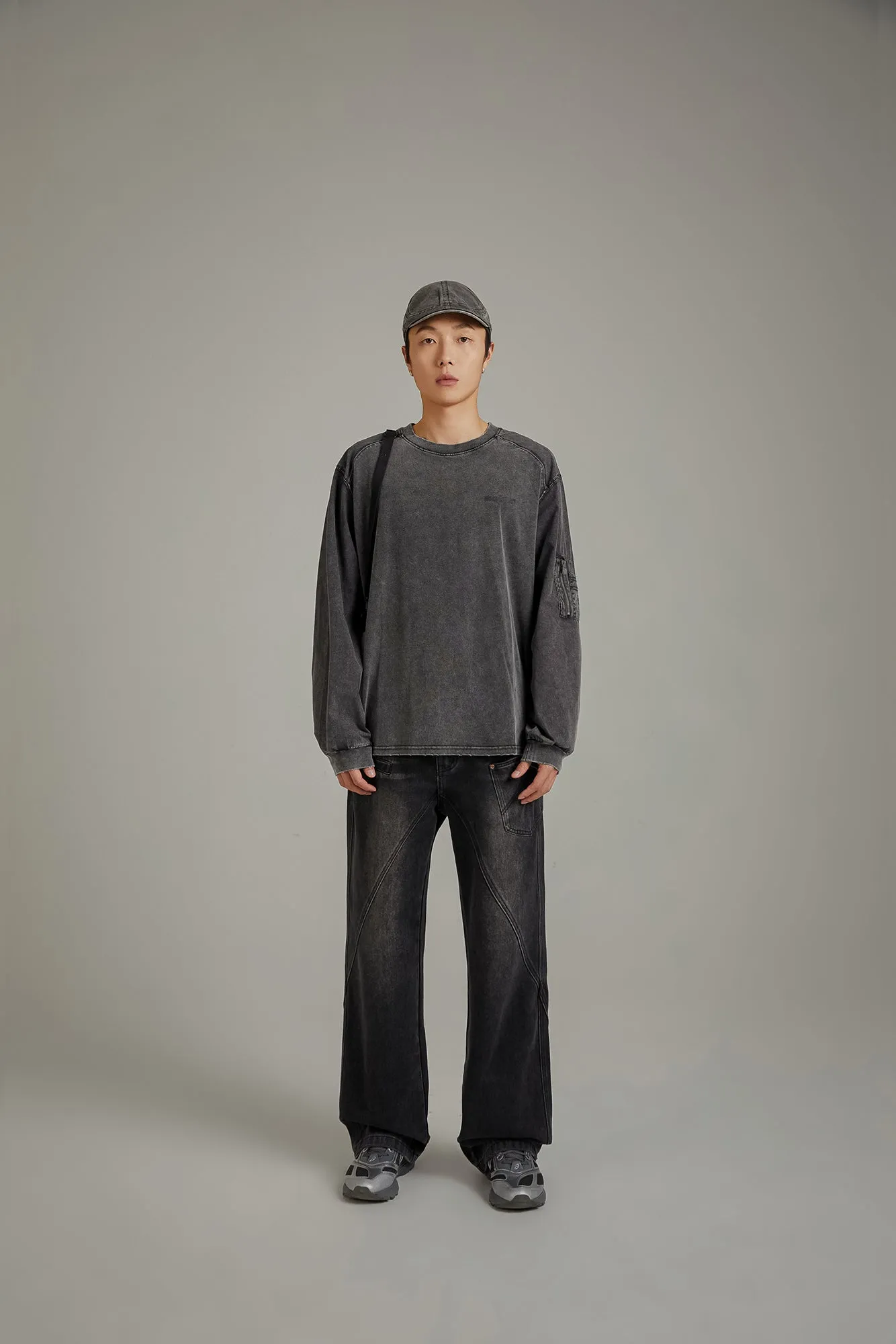 Washed Boxy Long Sleeve T-Shirt