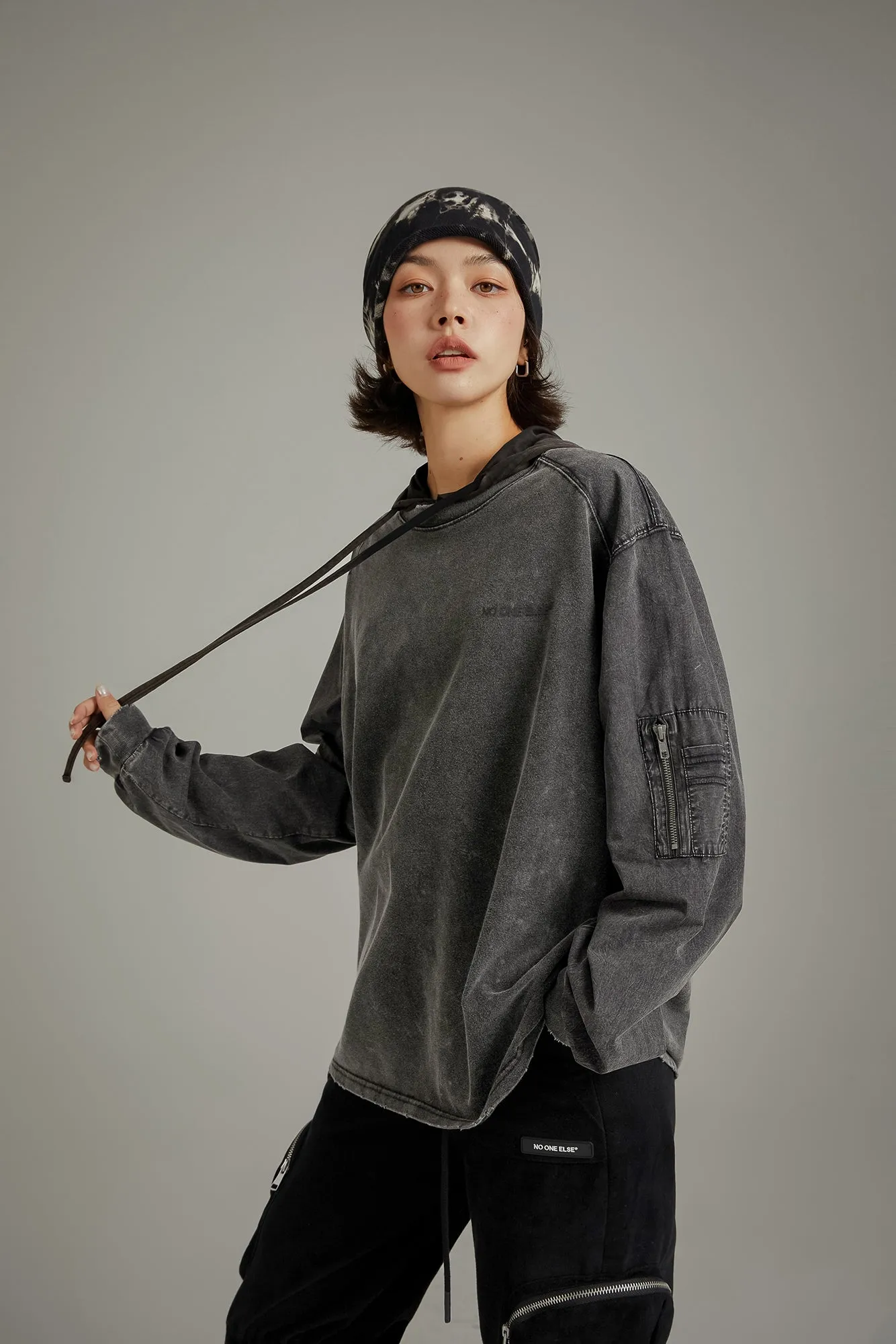 Washed Boxy Long Sleeve T-Shirt