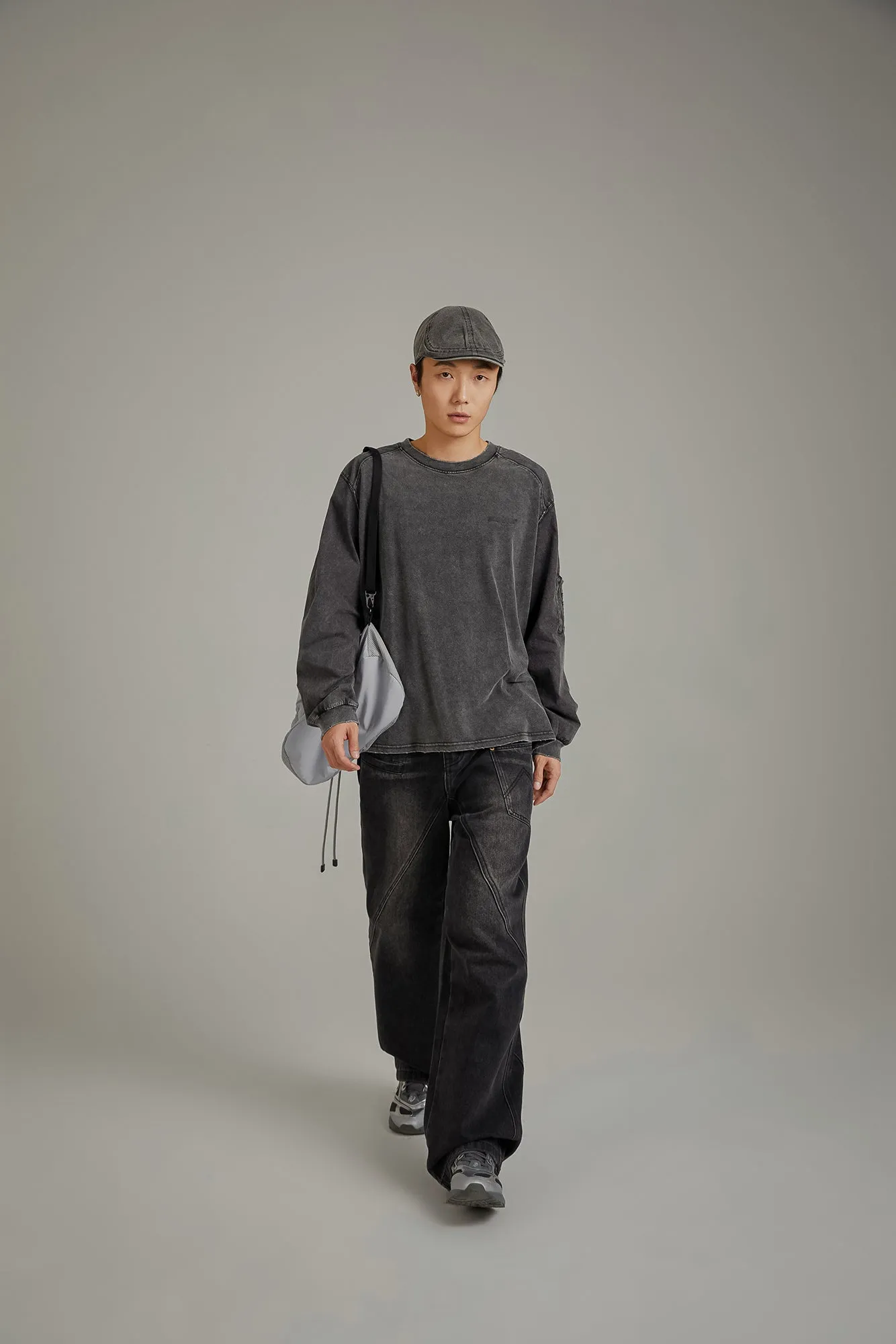 Washed Boxy Long Sleeve T-Shirt